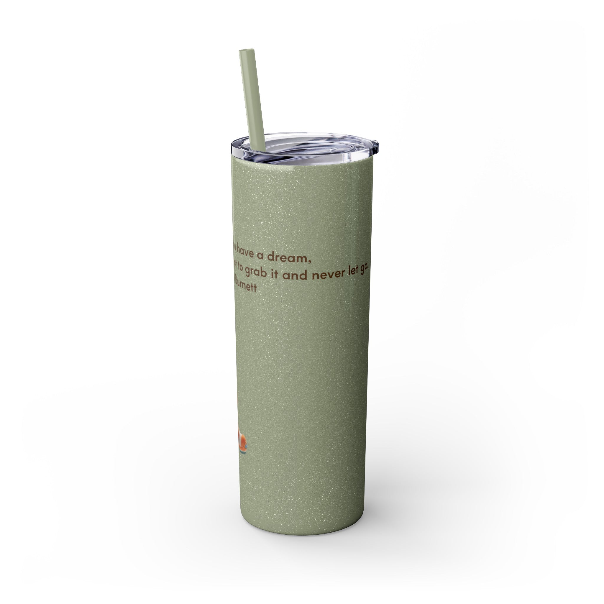 Skinny Tumbler with Straw, 20oz -Astronut