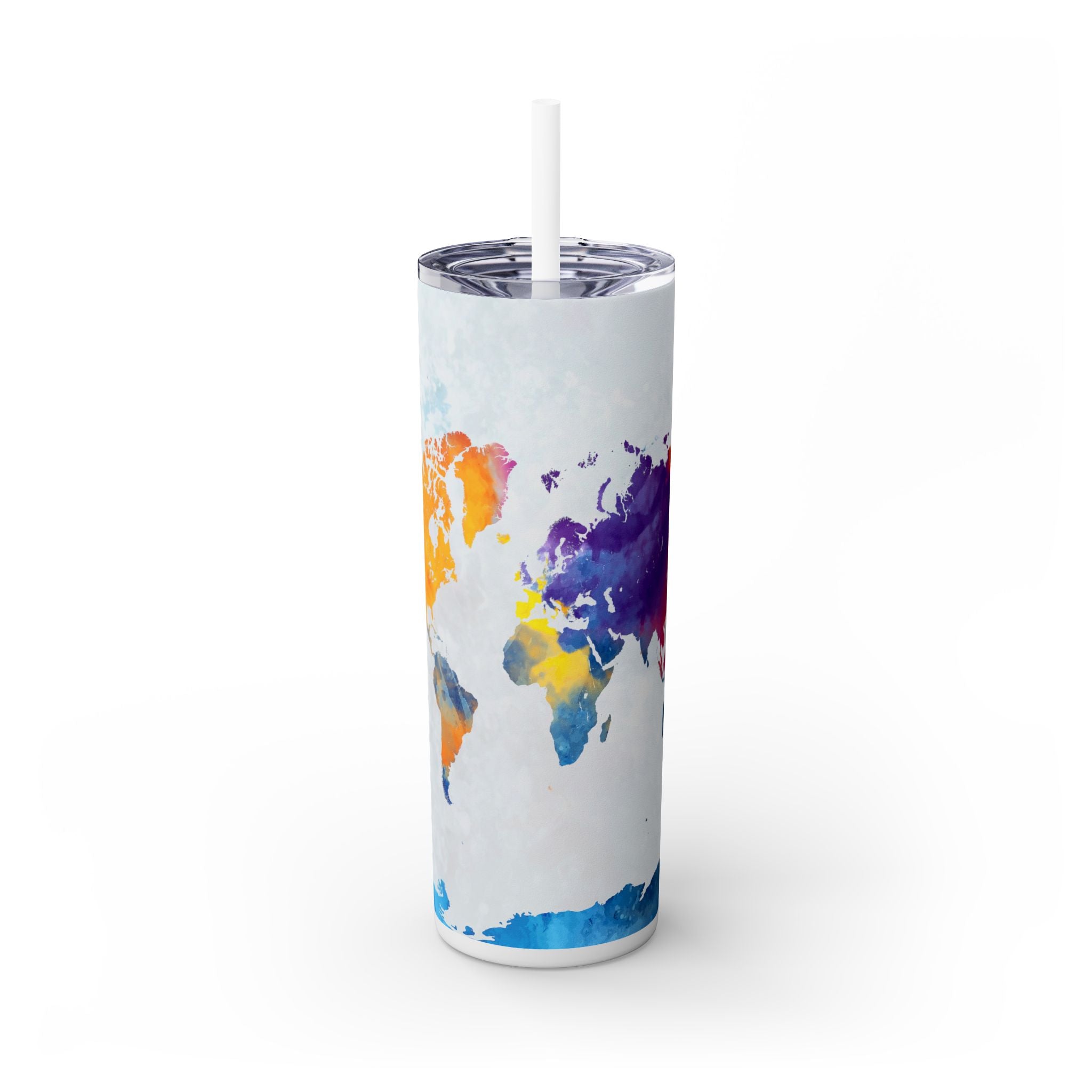 Artistic 20oz Slim Tumbler with Straw