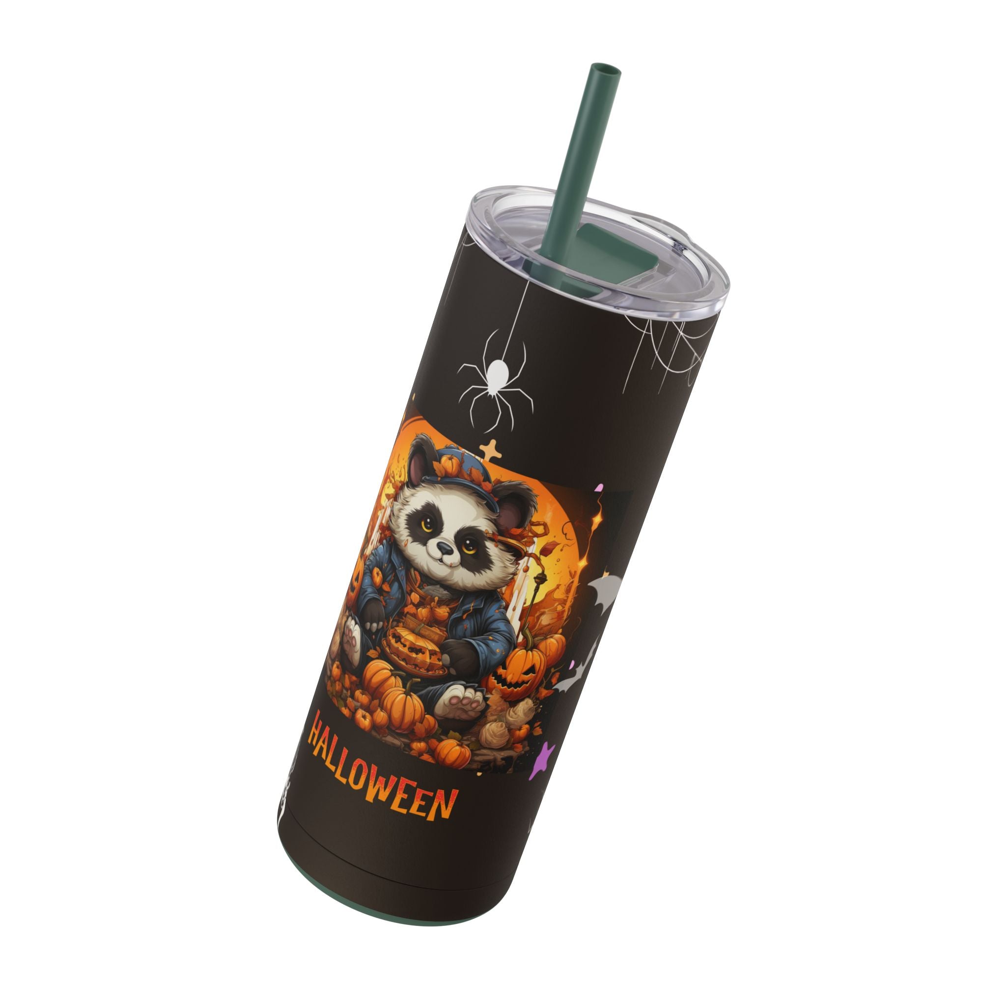 Haunted Pumpkin Tumbler for Chilly Nights