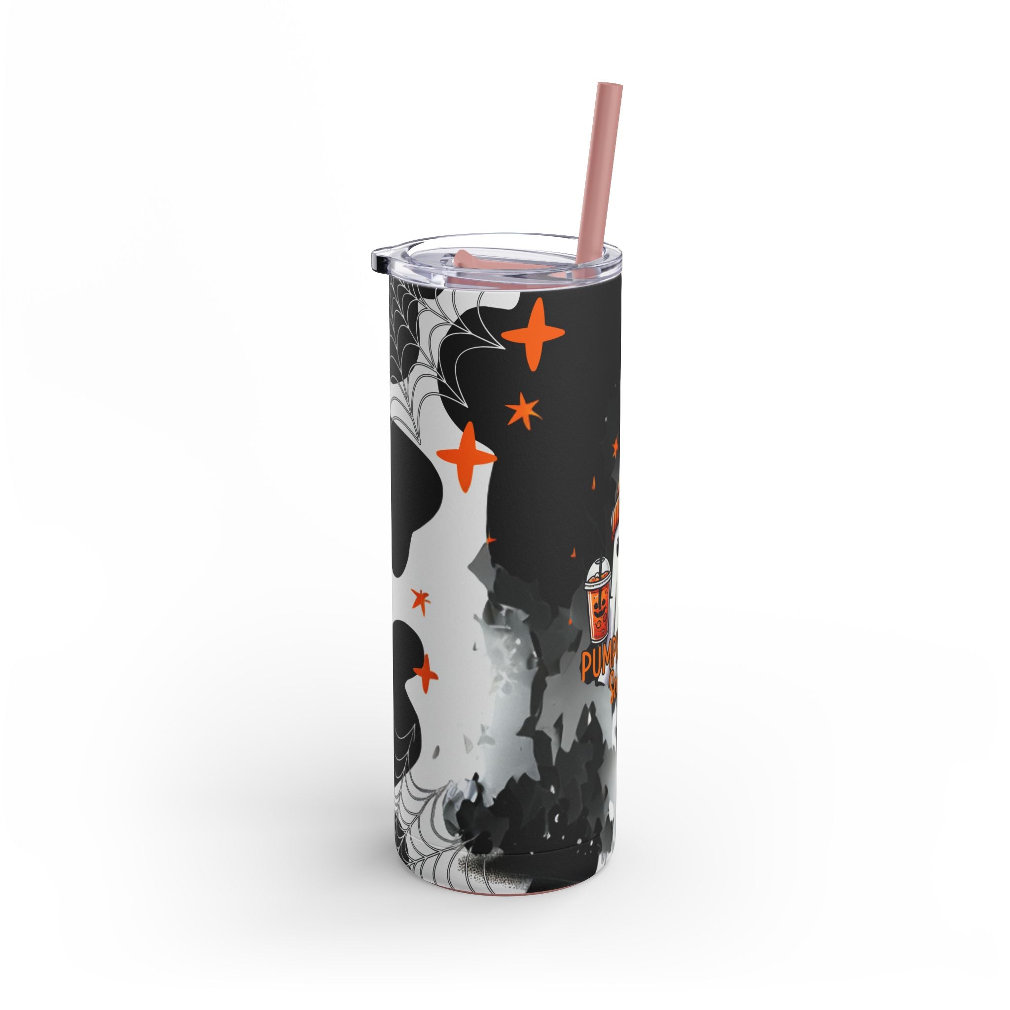 Spooky Pumpkin Tumbler for Fall Sips