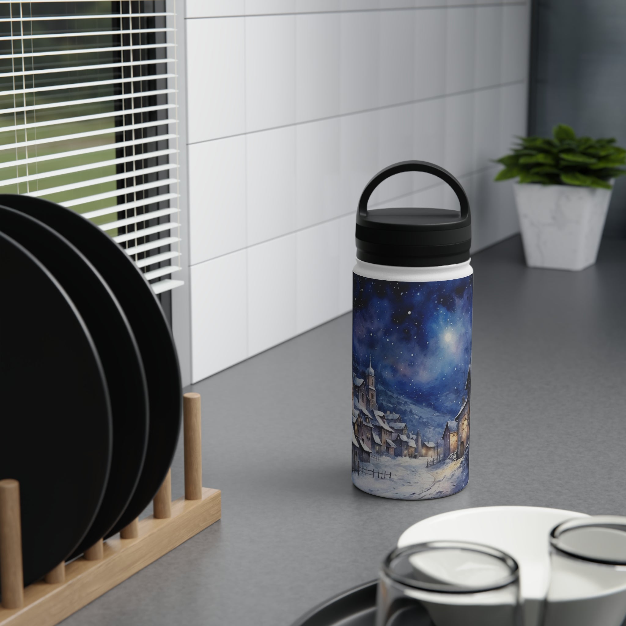 Stargazing Nights: Stainless Steel Water Bottle