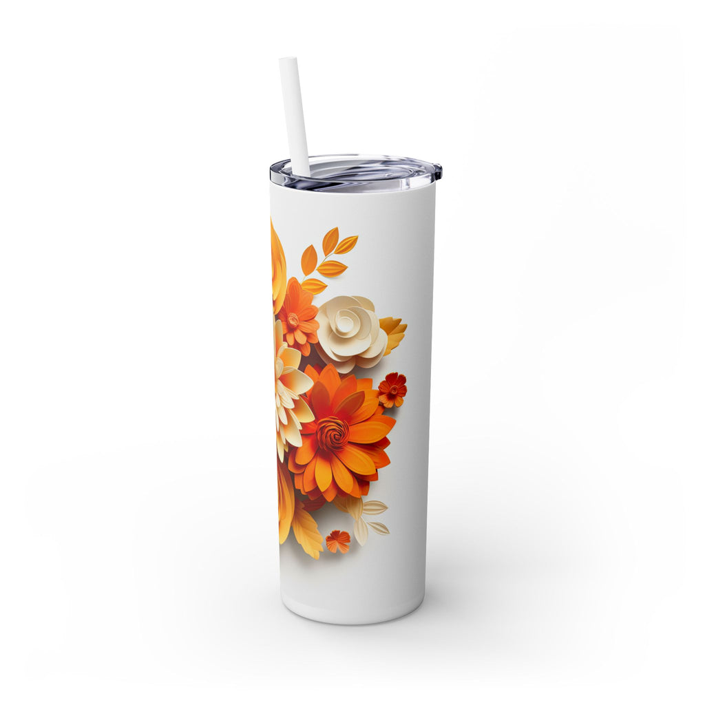 Skinny Tumbler with Straw, 20oz