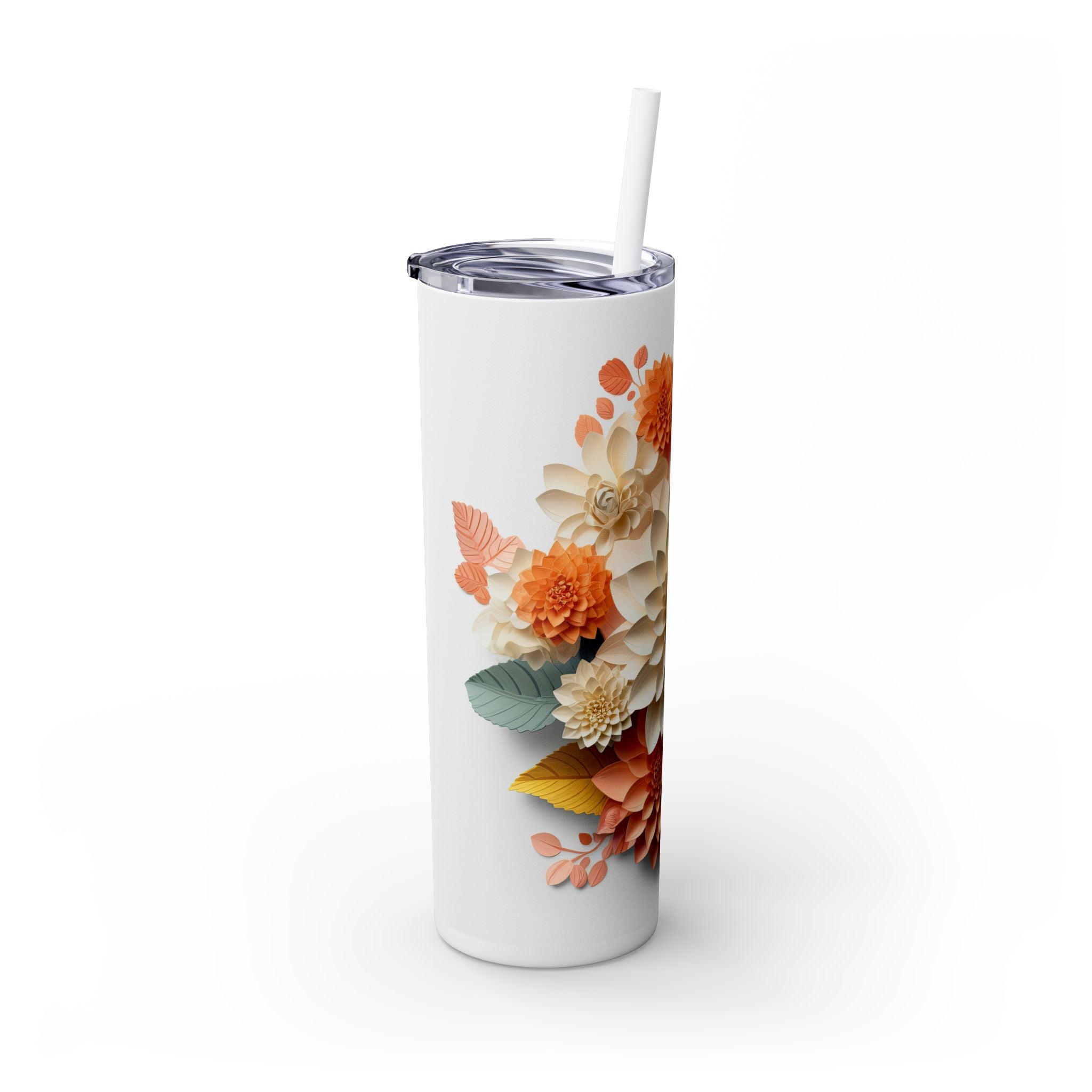 Skinny Tumbler with Straw, 20oz