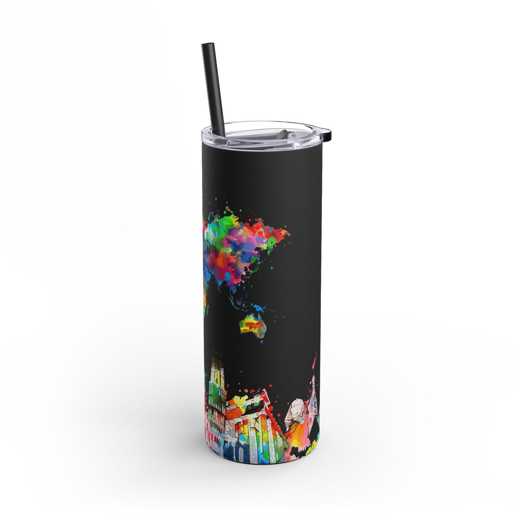 Sleek Slim Tumbler: Travel-Ready Coolness