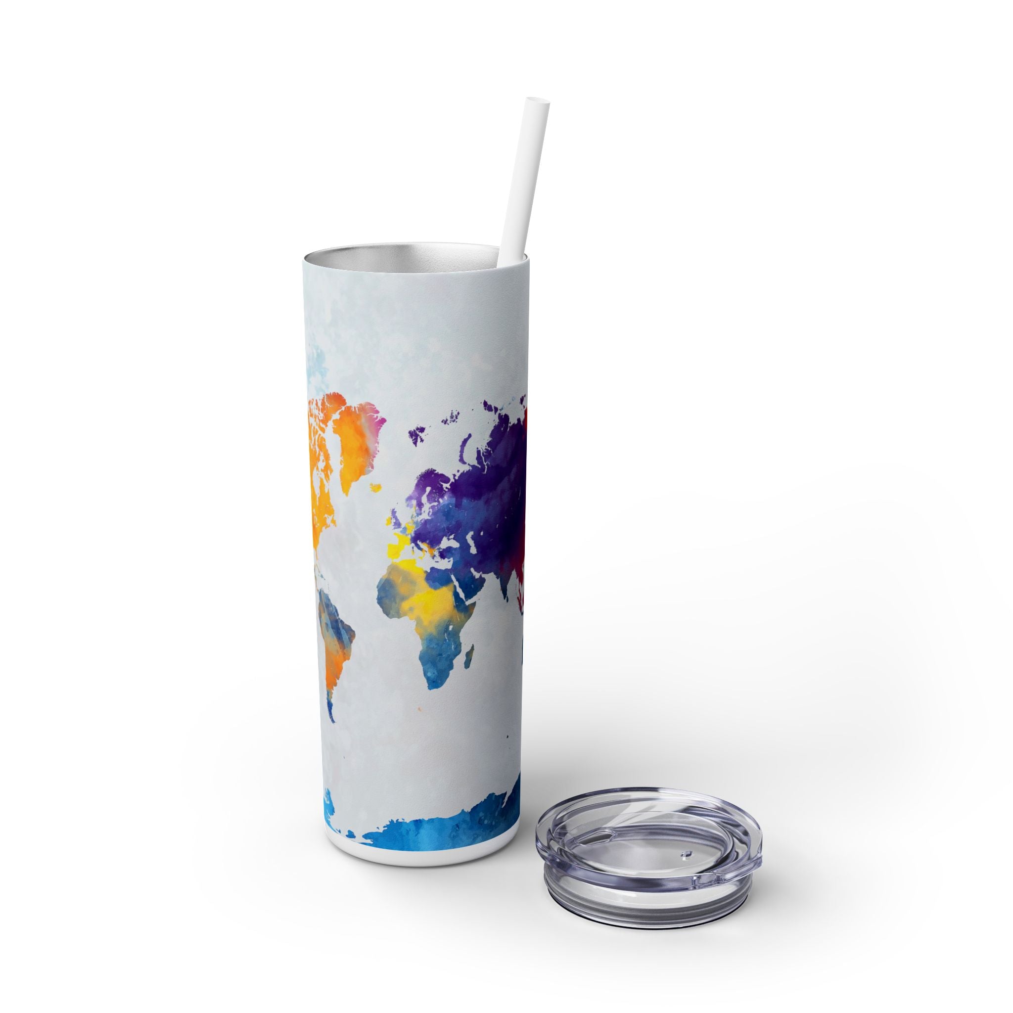 Artistic 20oz Slim Tumbler with Straw