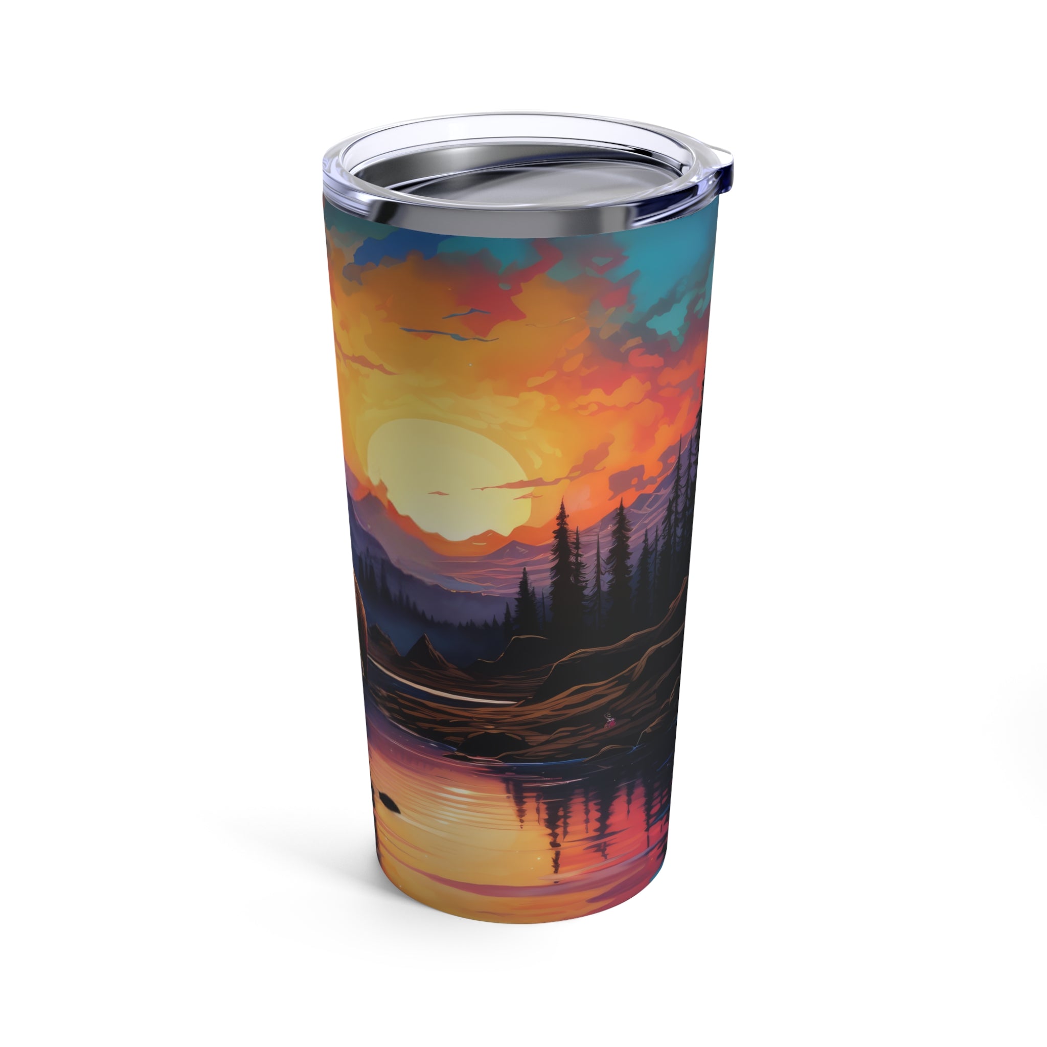 Majestic Bear 20oz Stainless Steel Tumbler