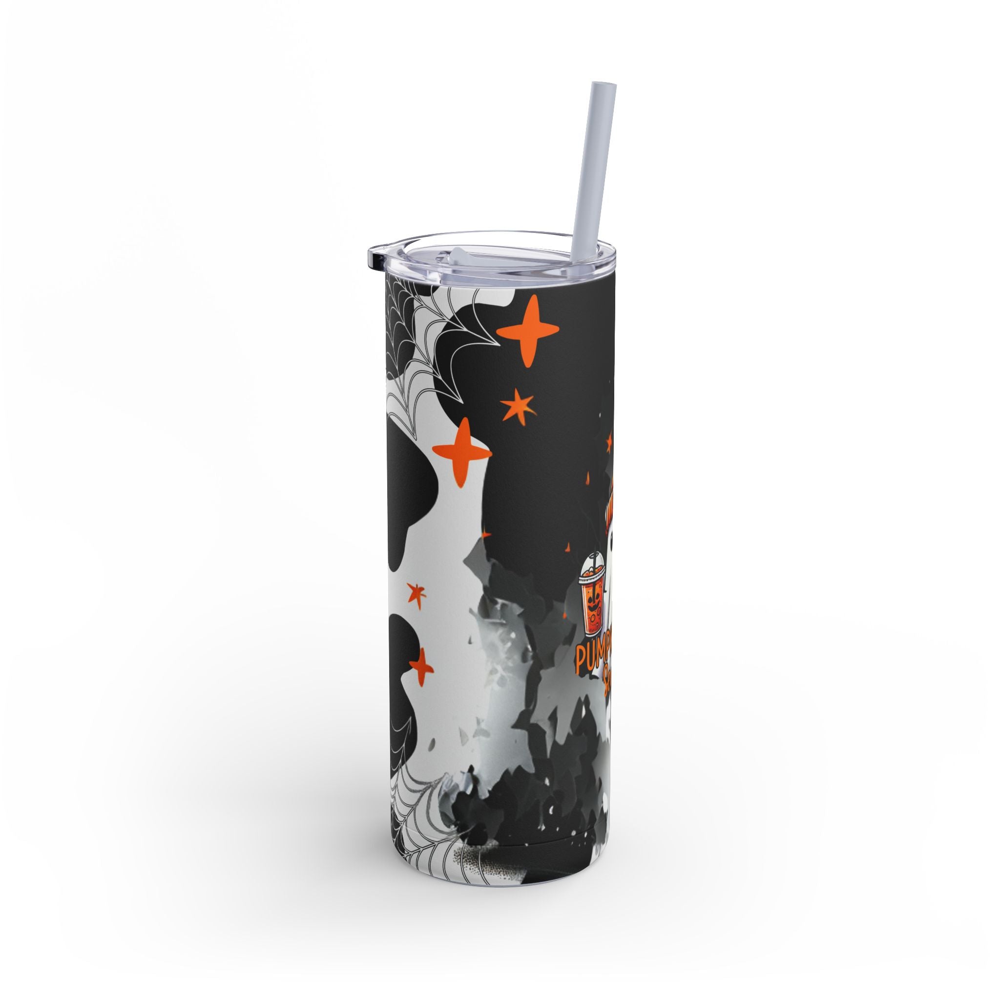 Spooky Pumpkin Tumbler for Fall Sips