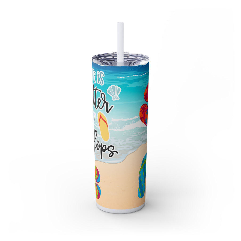 Skinny Tumbler with Straw, 20oz
