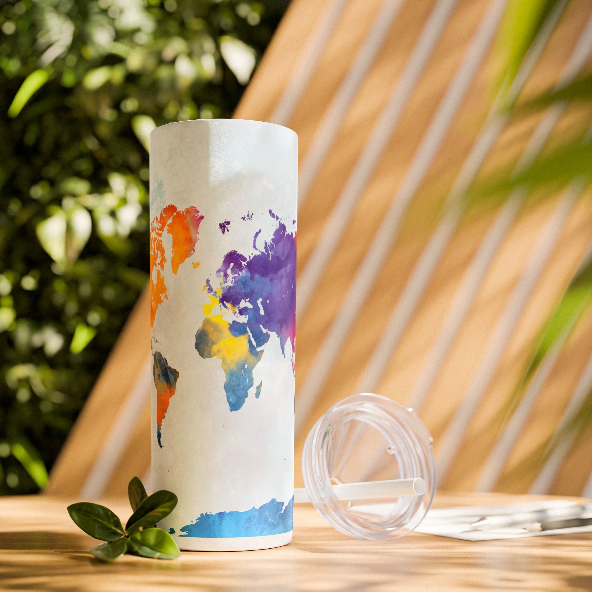 Artistic 20oz Slim Tumbler with Straw