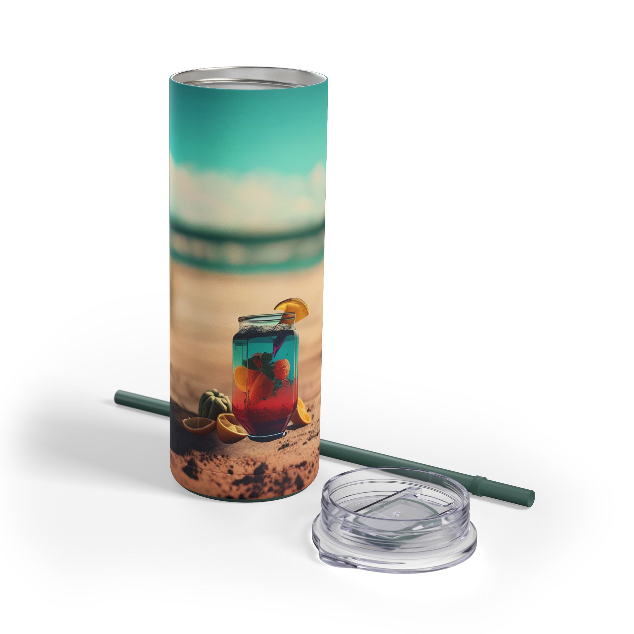 Beach Bliss: 20oz Skinny Tumbler