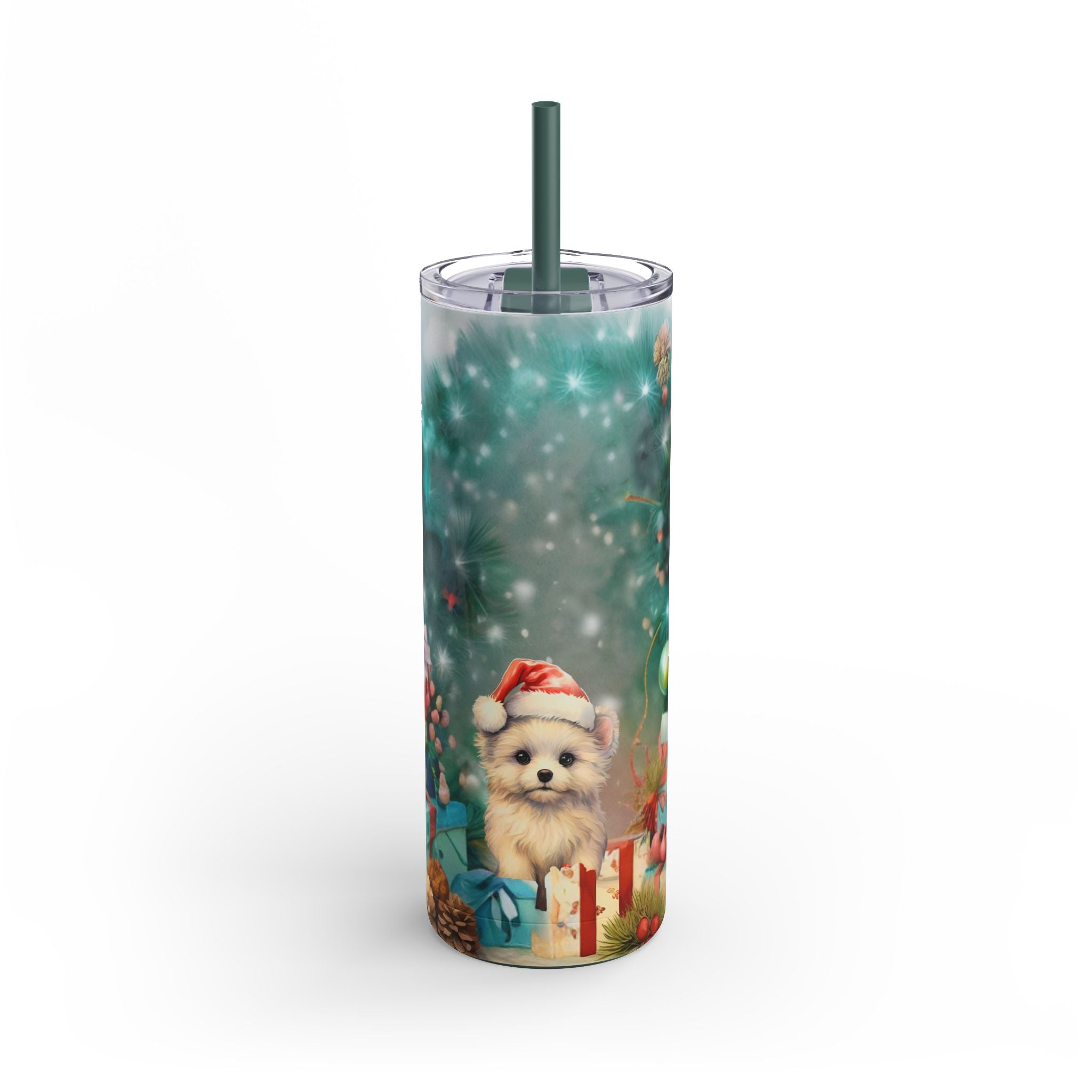 FestiveFrost: Sleek Tumblers for Seasonal Sips