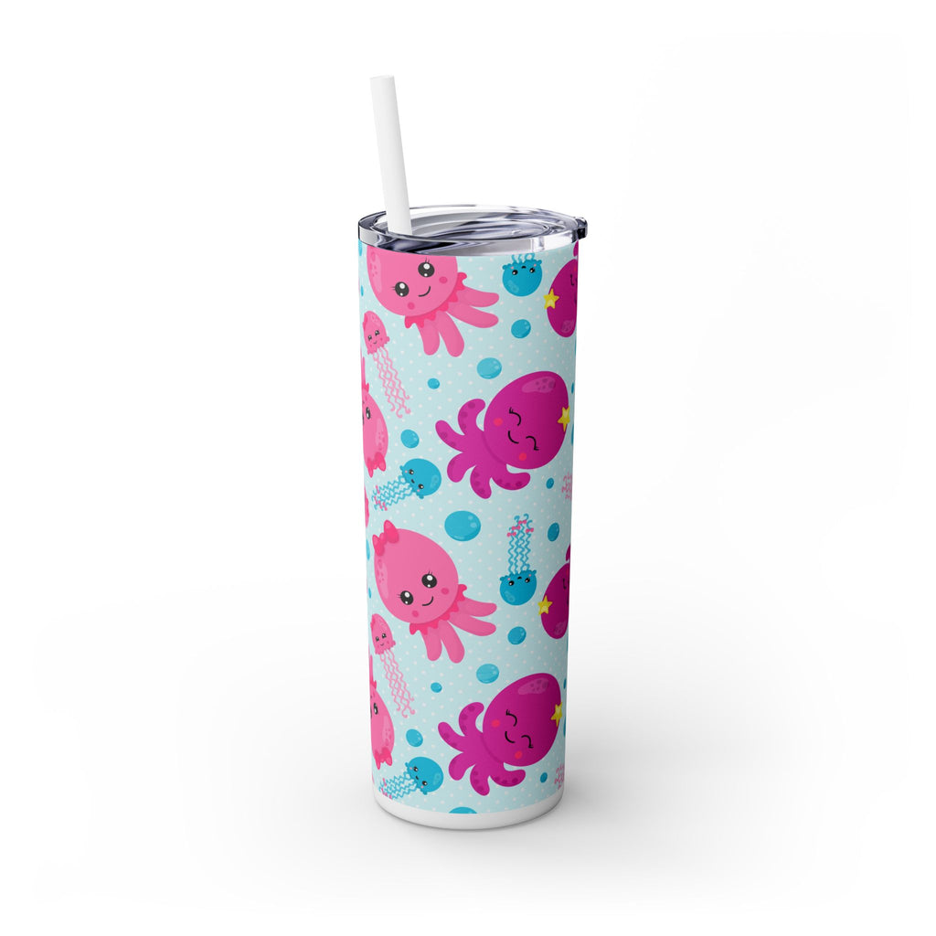 Skinny Tumbler with Straw, 20oz