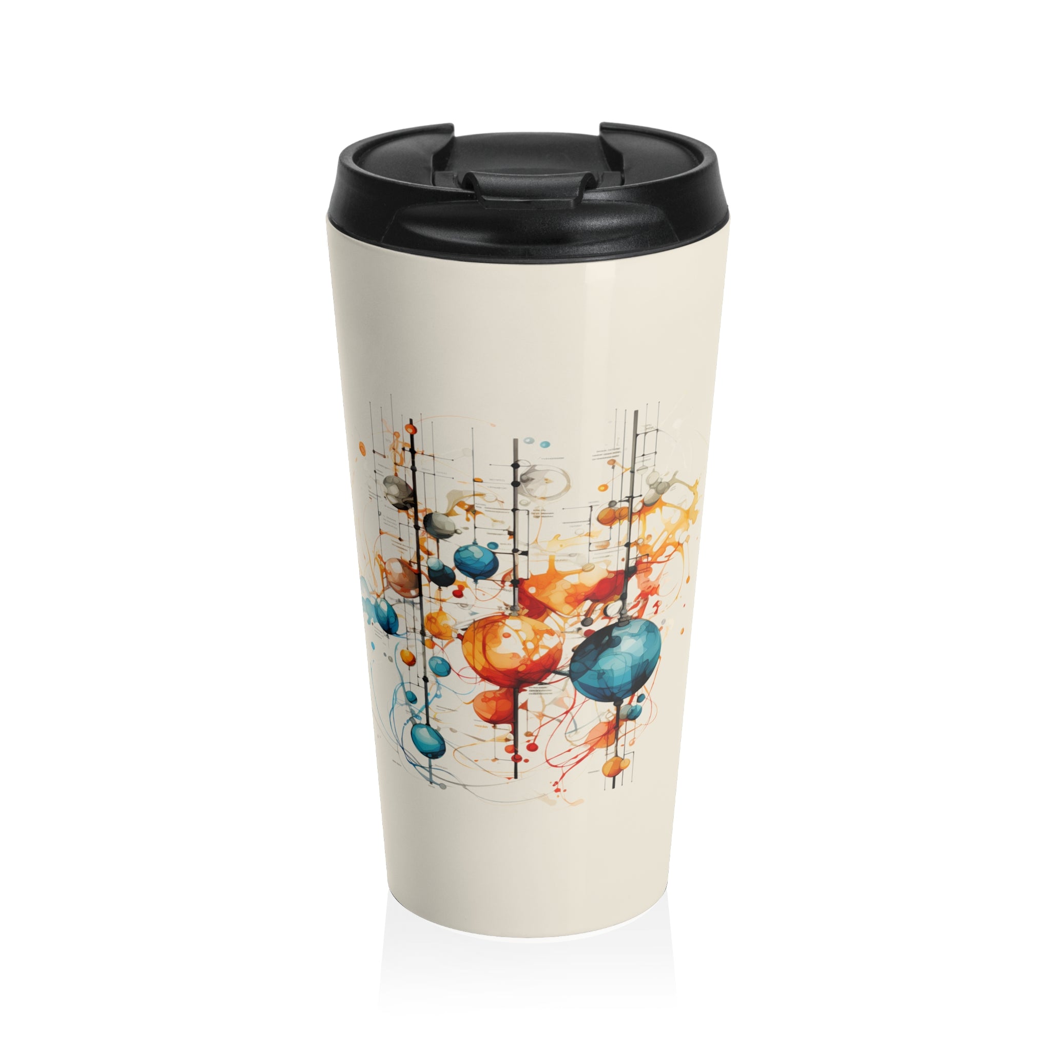 Art-Tech Fusion: 15oz Travel Mug