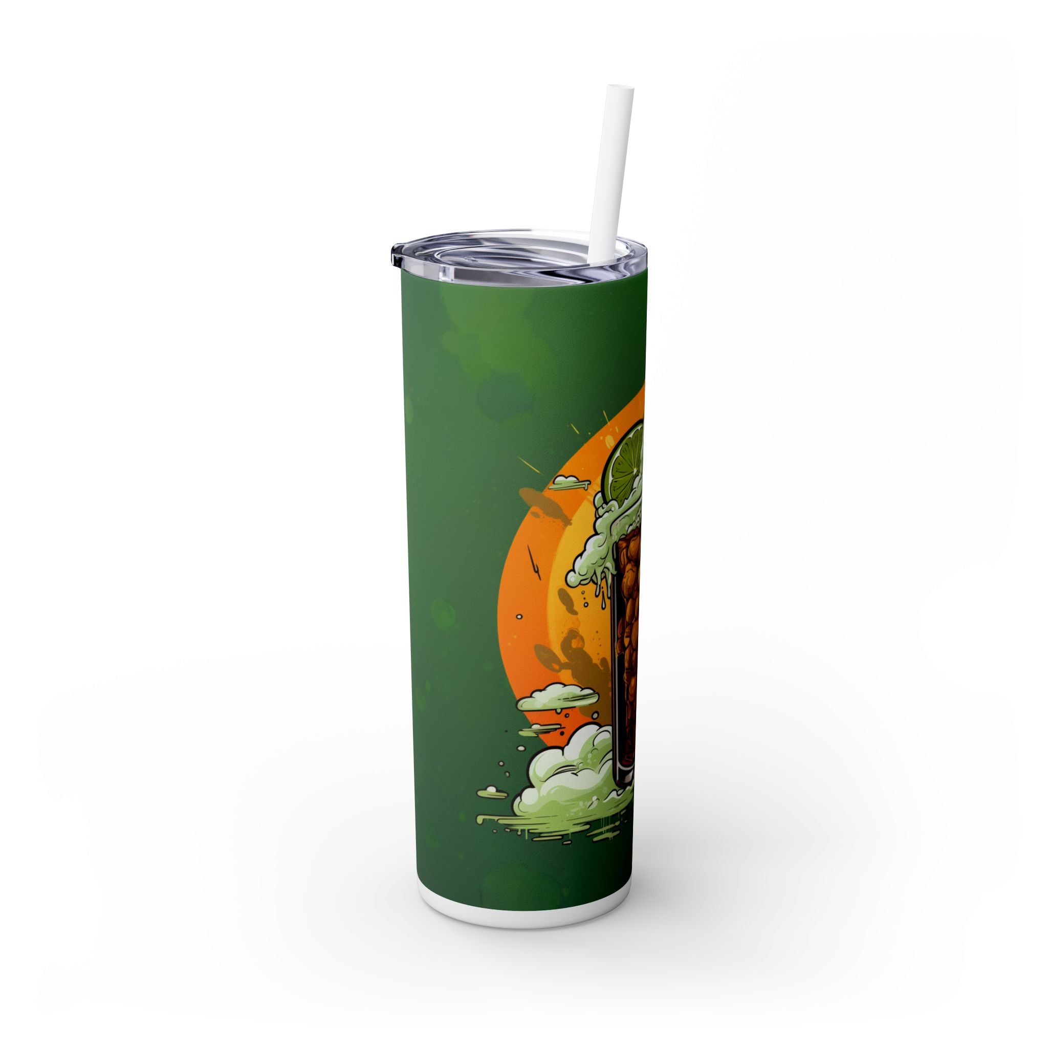 Skinny Tumbler with Straw, 20oz