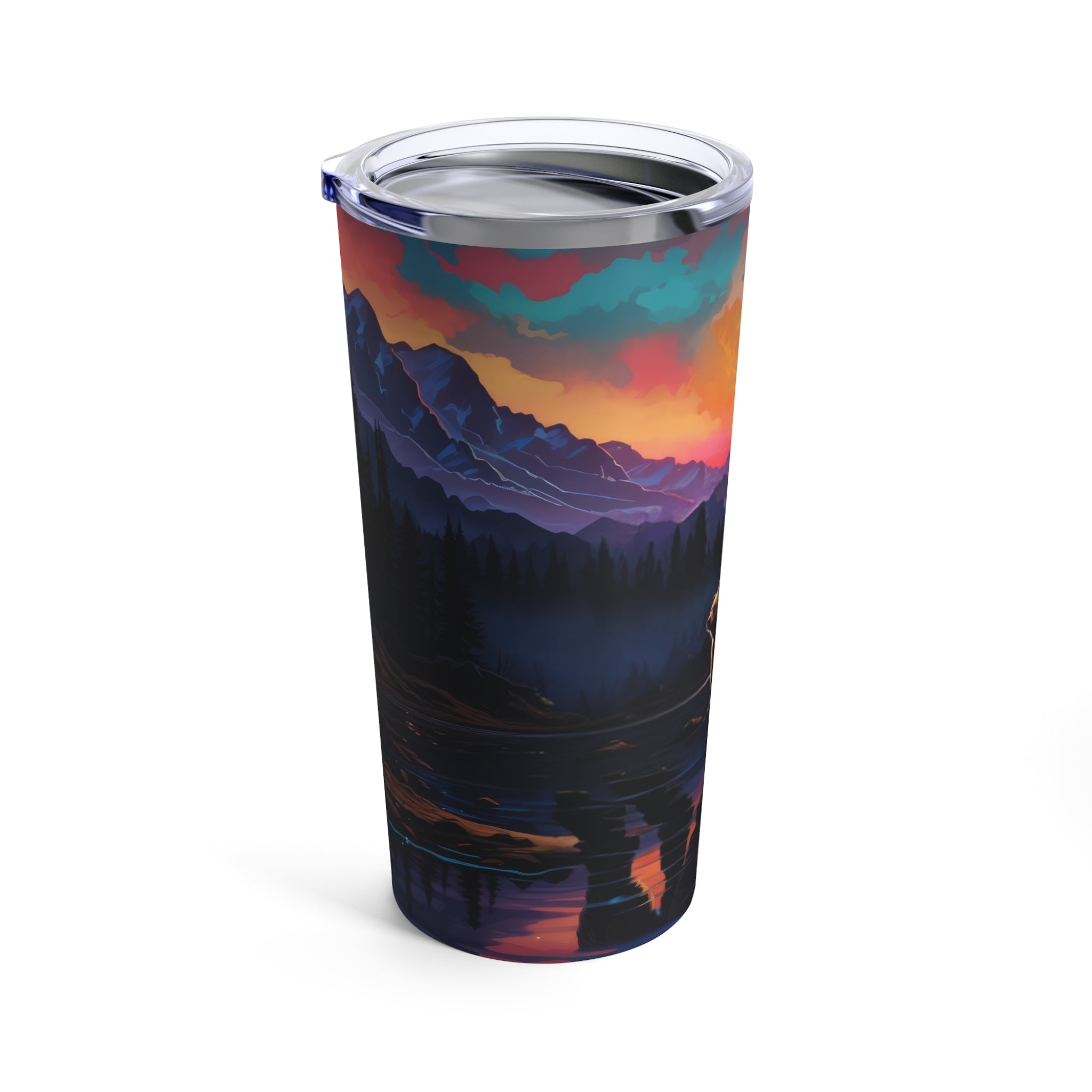 Majestic Bear 20oz Stainless Steel Tumbler