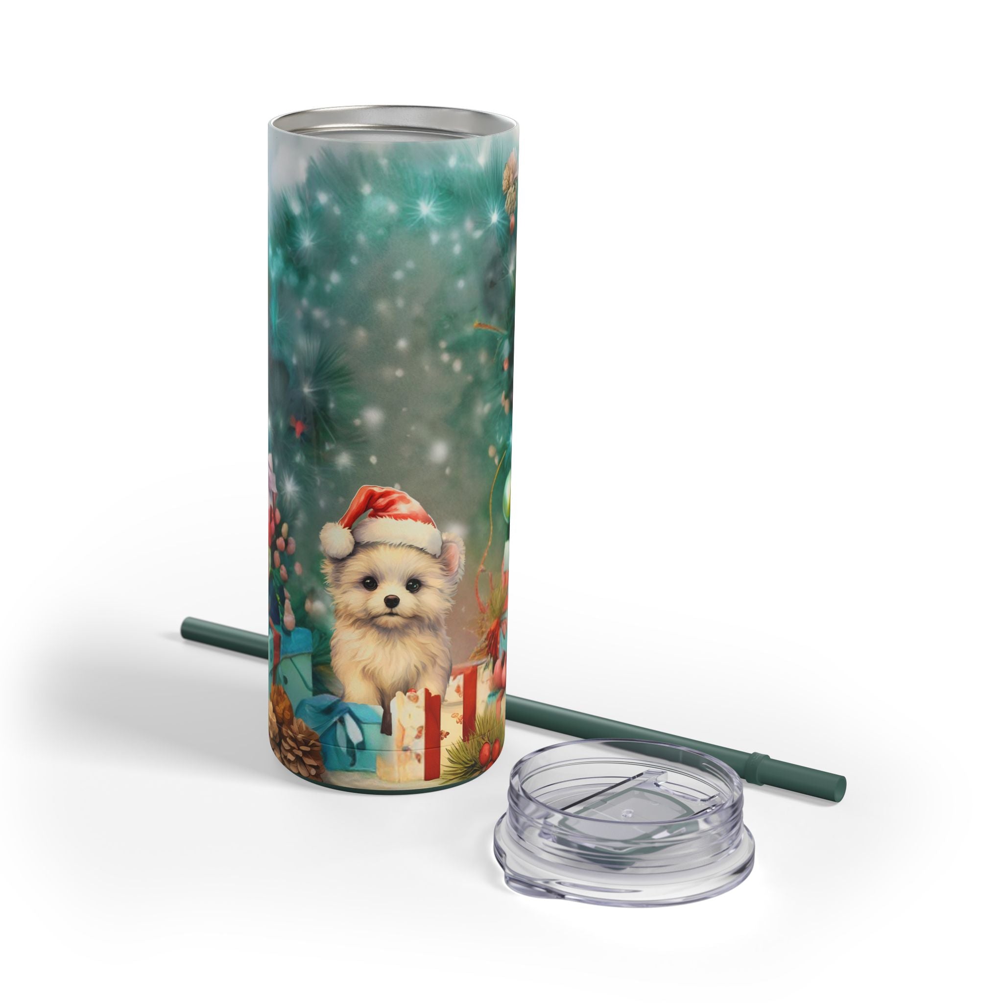 FestiveFrost: Sleek Tumblers for Seasonal Sips