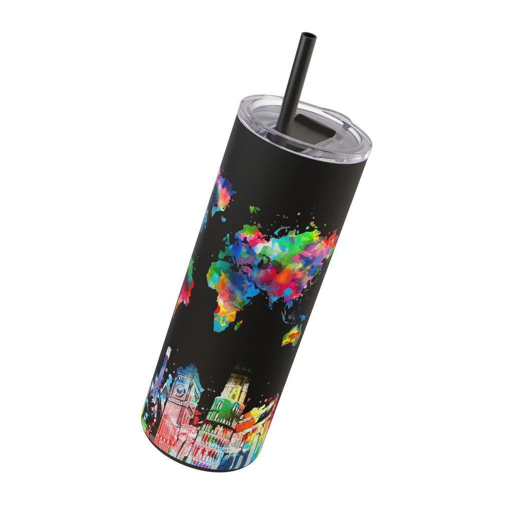 Sleek Slim Tumbler: Travel-Ready Coolness