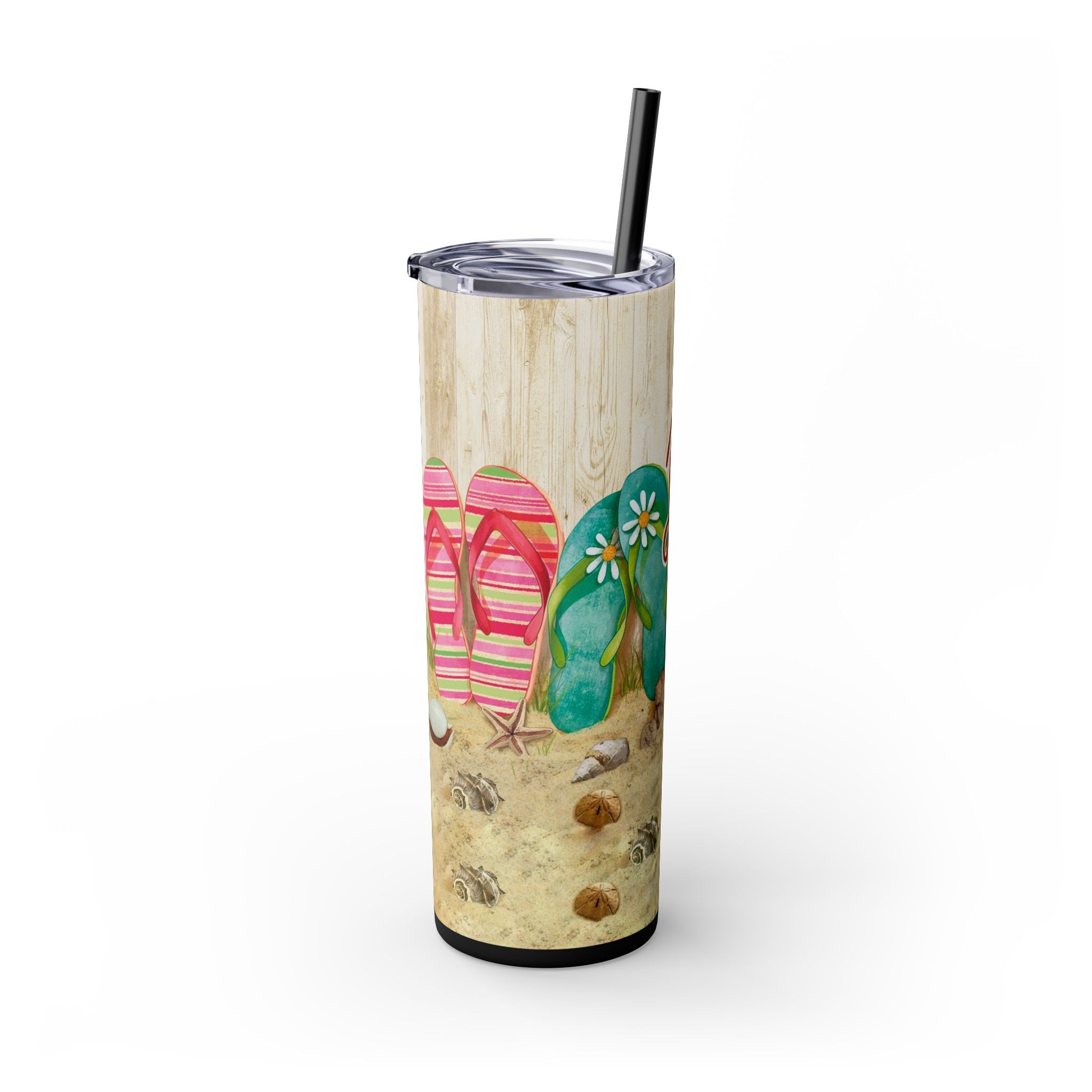 Skinny Tumbler with Straw, 20oz