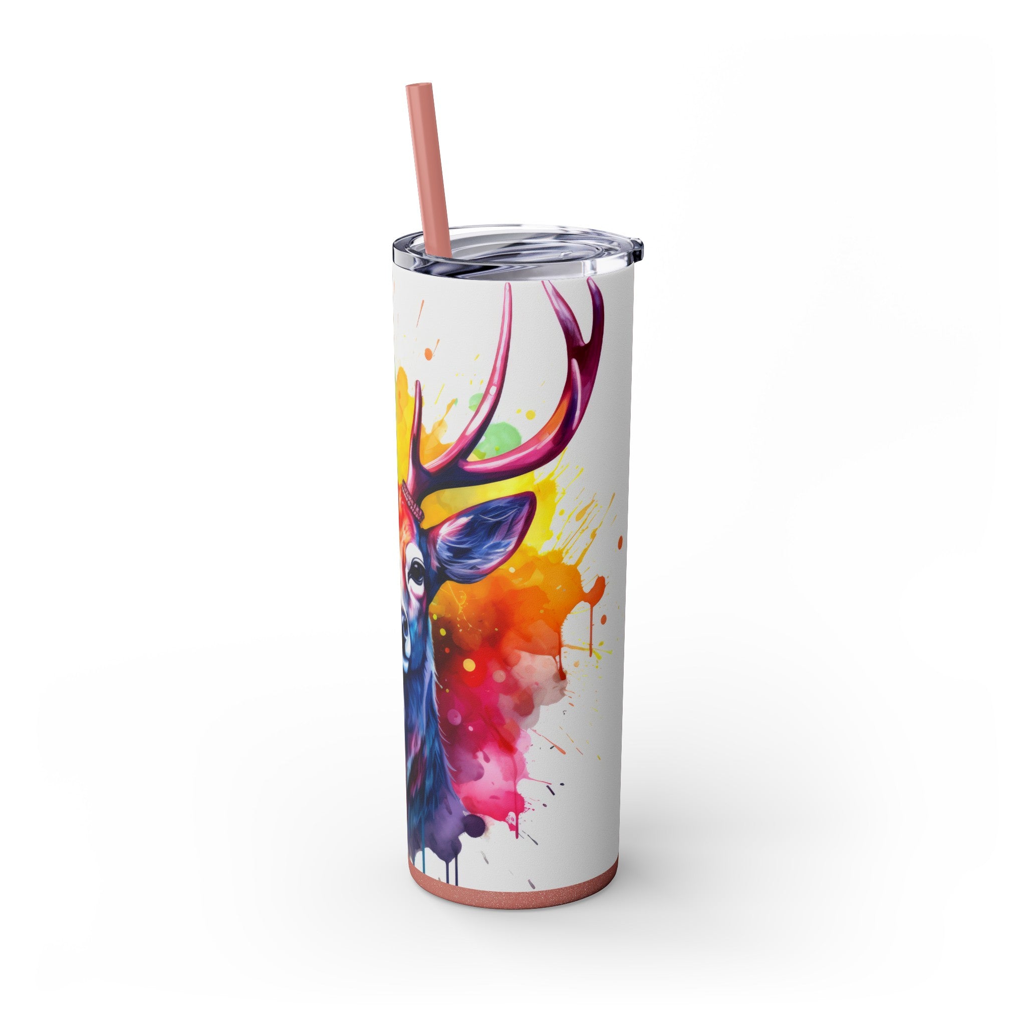 Skinny Tumbler with Straw, 20oz