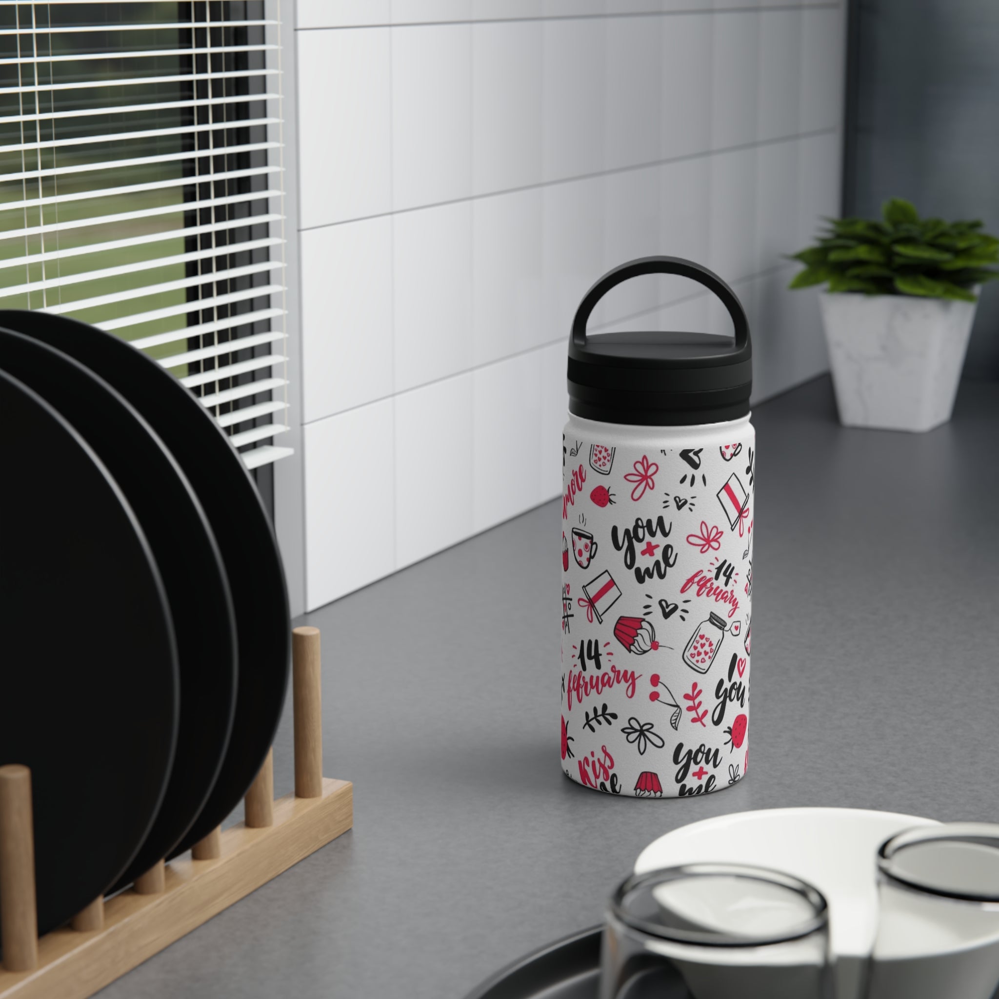 Love on the Go: Stylish Water Bottle