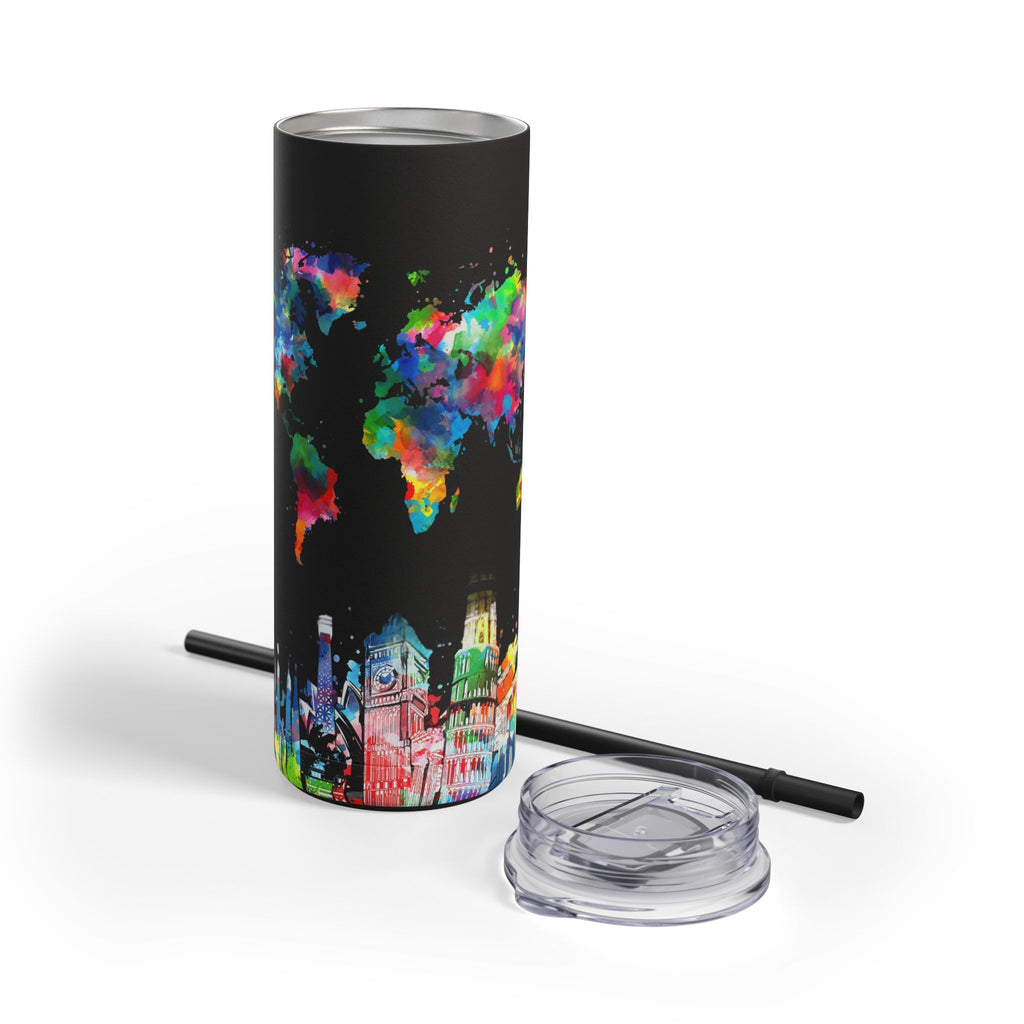 Sleek Slim Tumbler: Travel-Ready Coolness