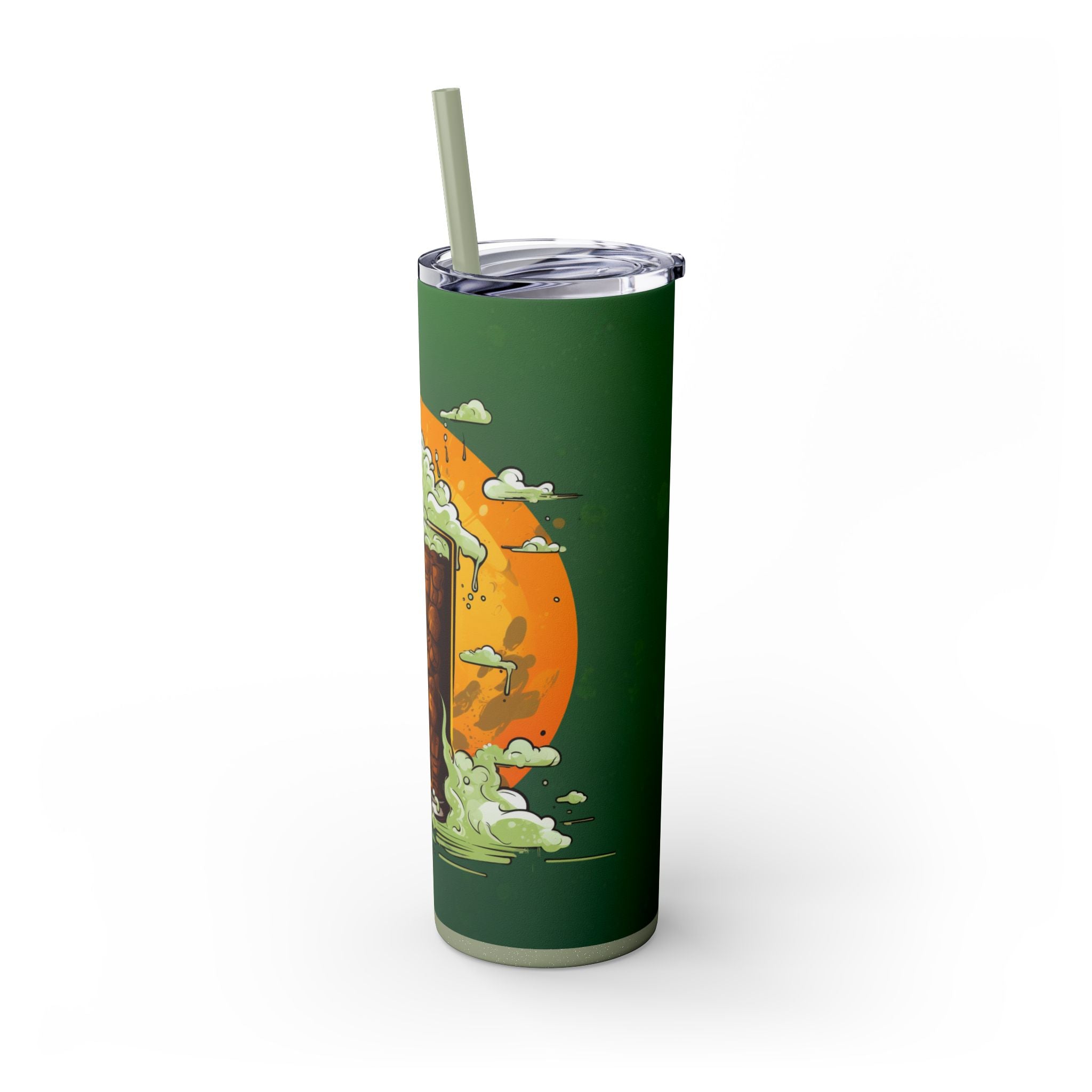 Skinny Tumbler with Straw, 20oz