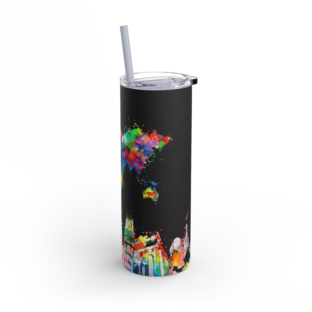 Sleek Slim Tumbler: Travel-Ready Coolness
