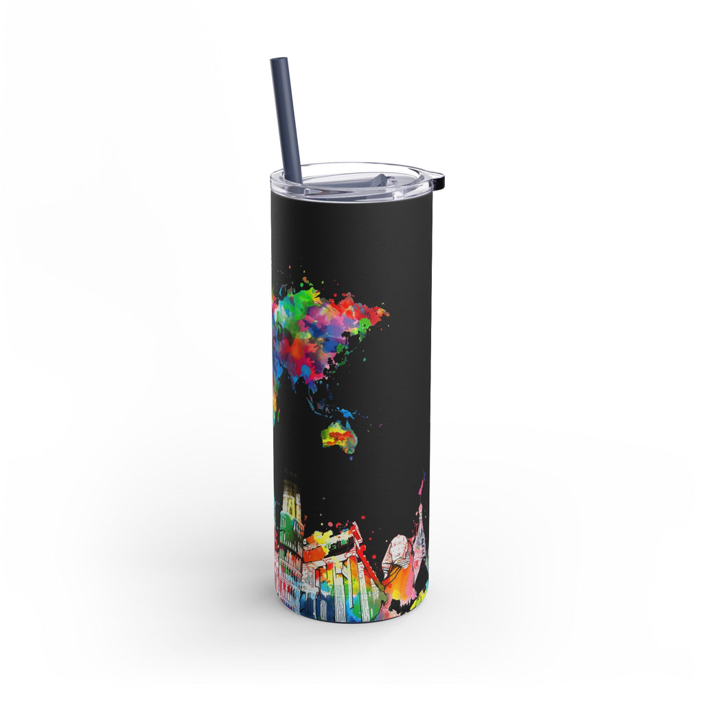 Sleek Slim Tumbler: Travel-Ready Coolness