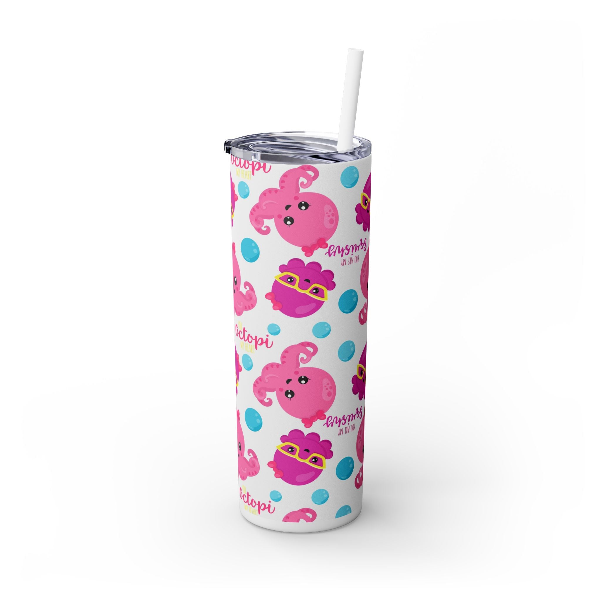 Skinny Tumbler with Straw, 20oz