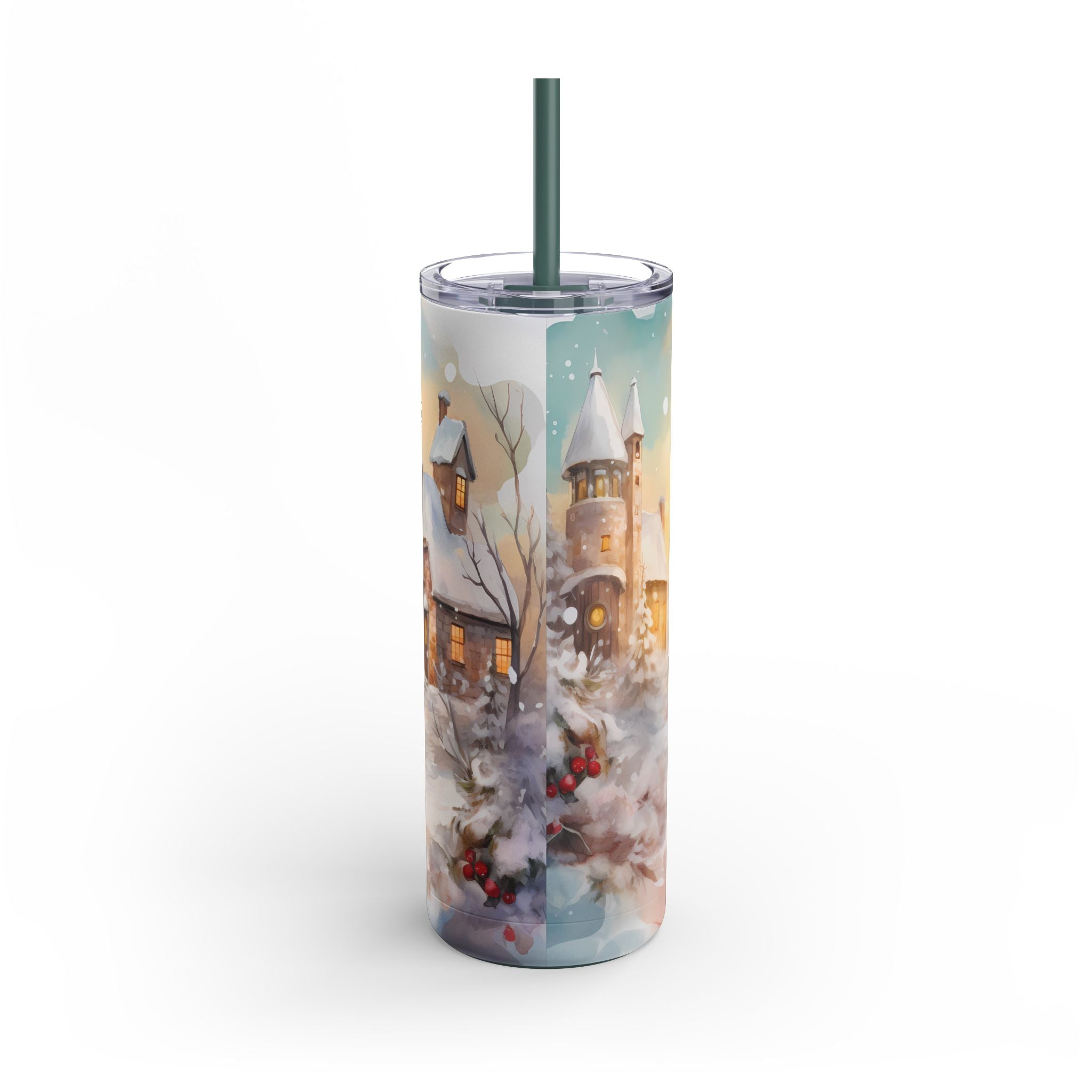 HollyGlow: Chic Tumblers for Winter Wonders