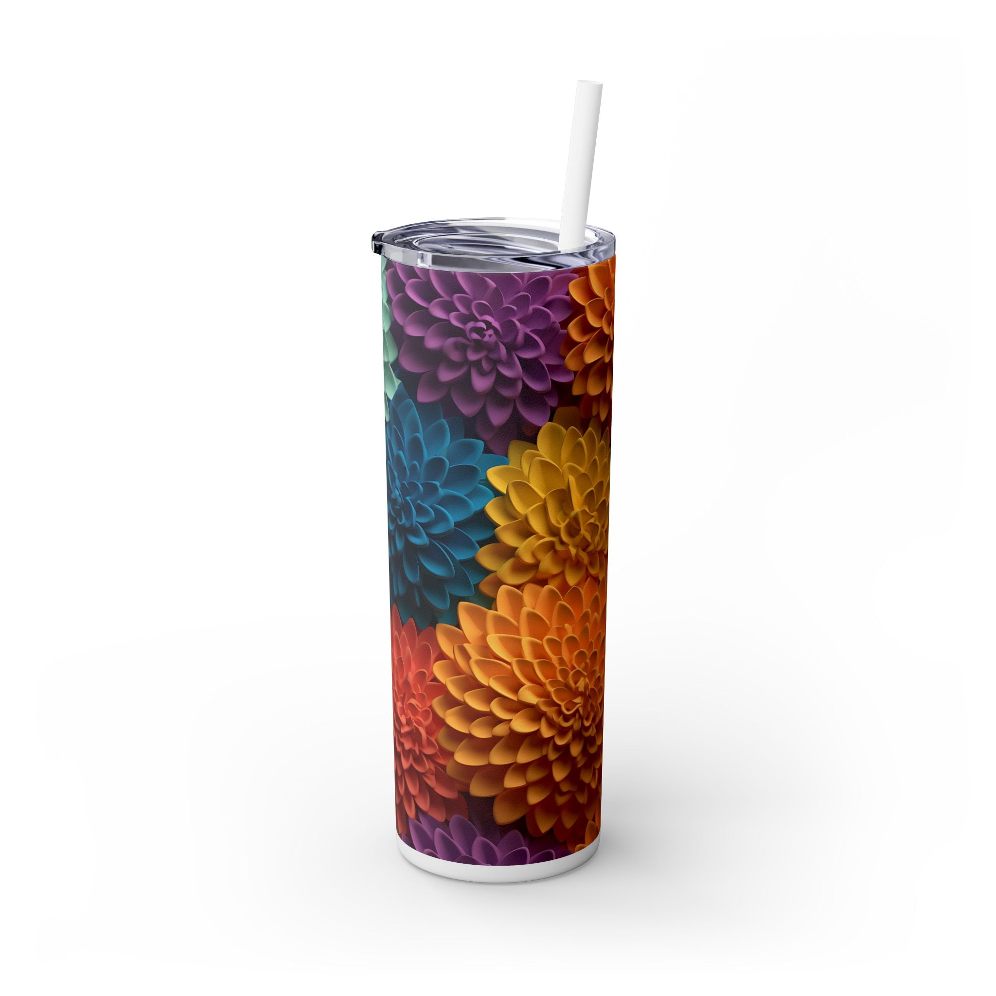 Skinny Tumbler with Straw, 20oz