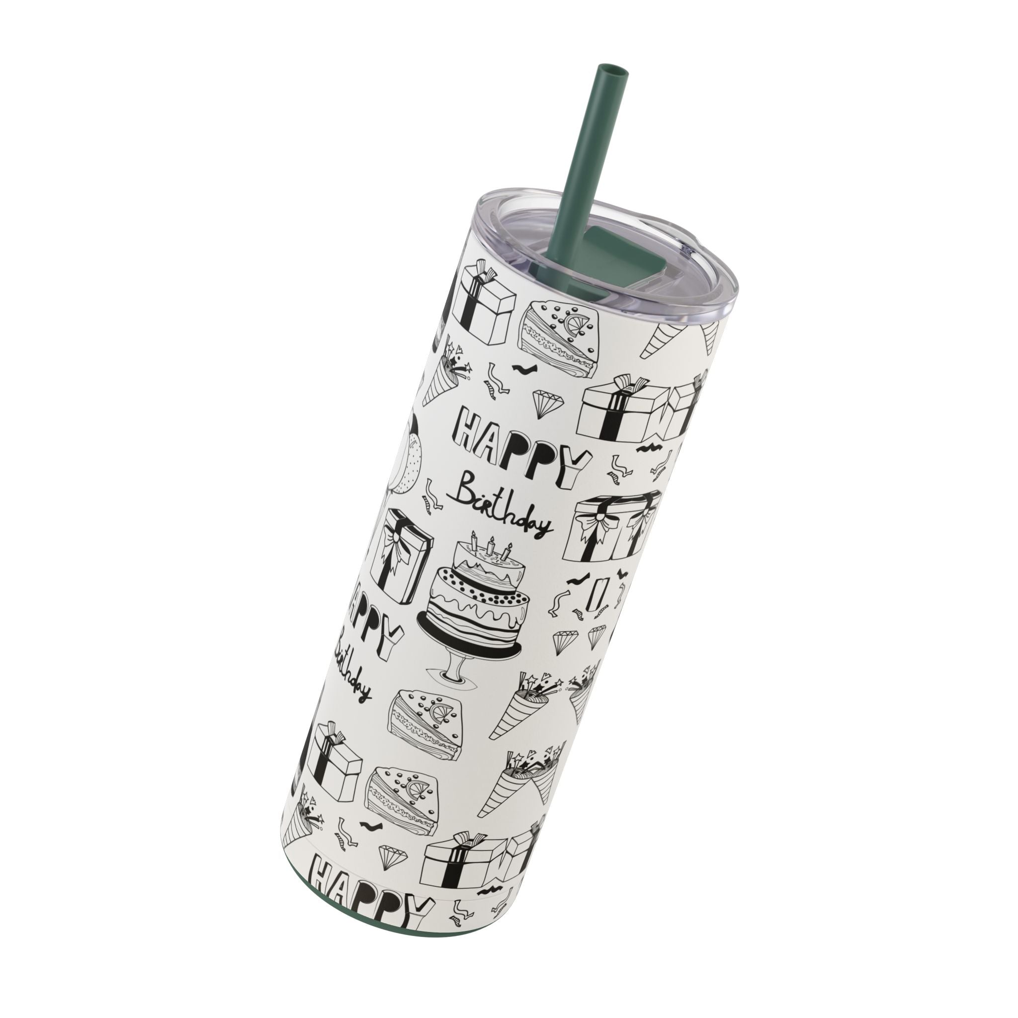 Skinny Matte Tumbler, 20oz