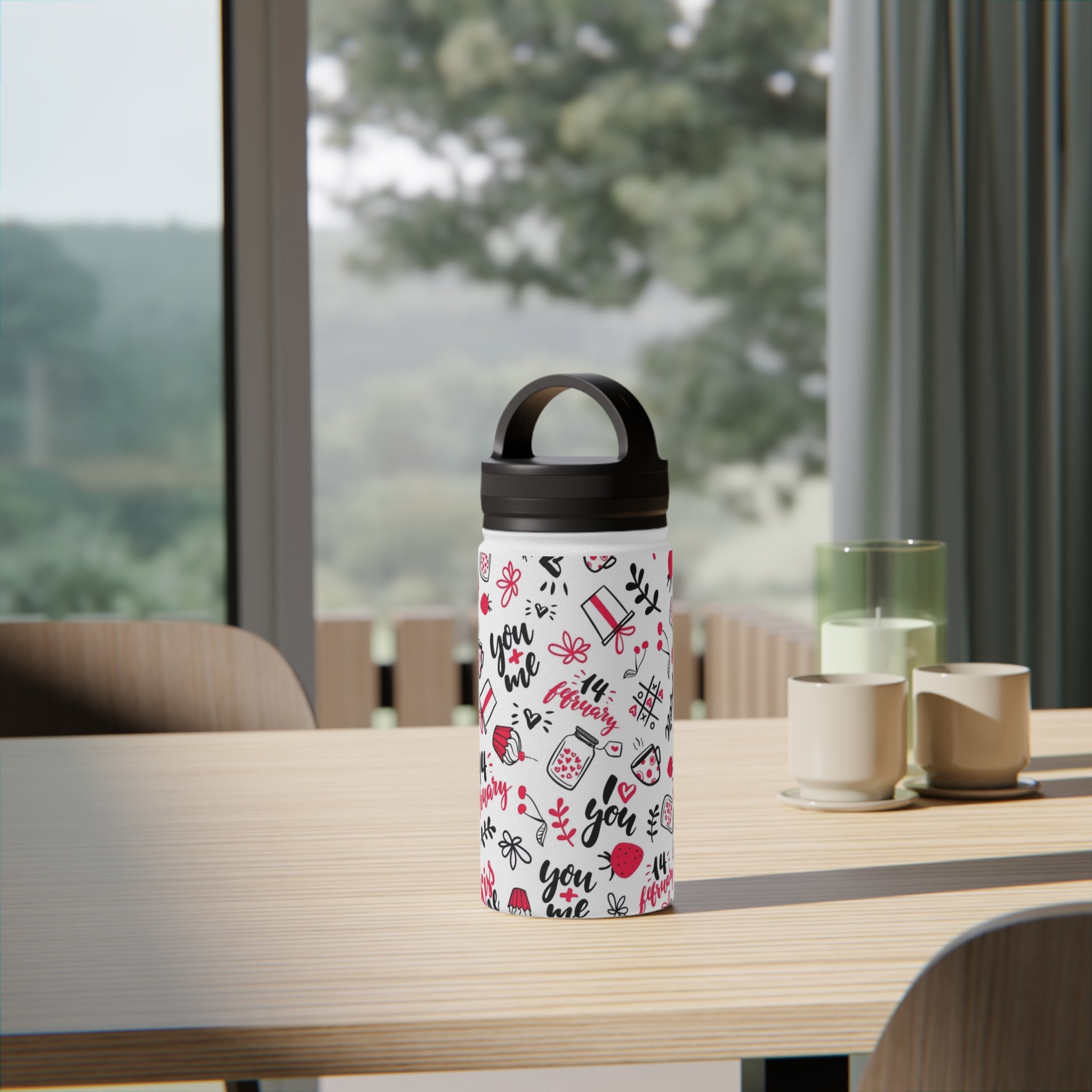 Love on the Go: Stylish Water Bottle
