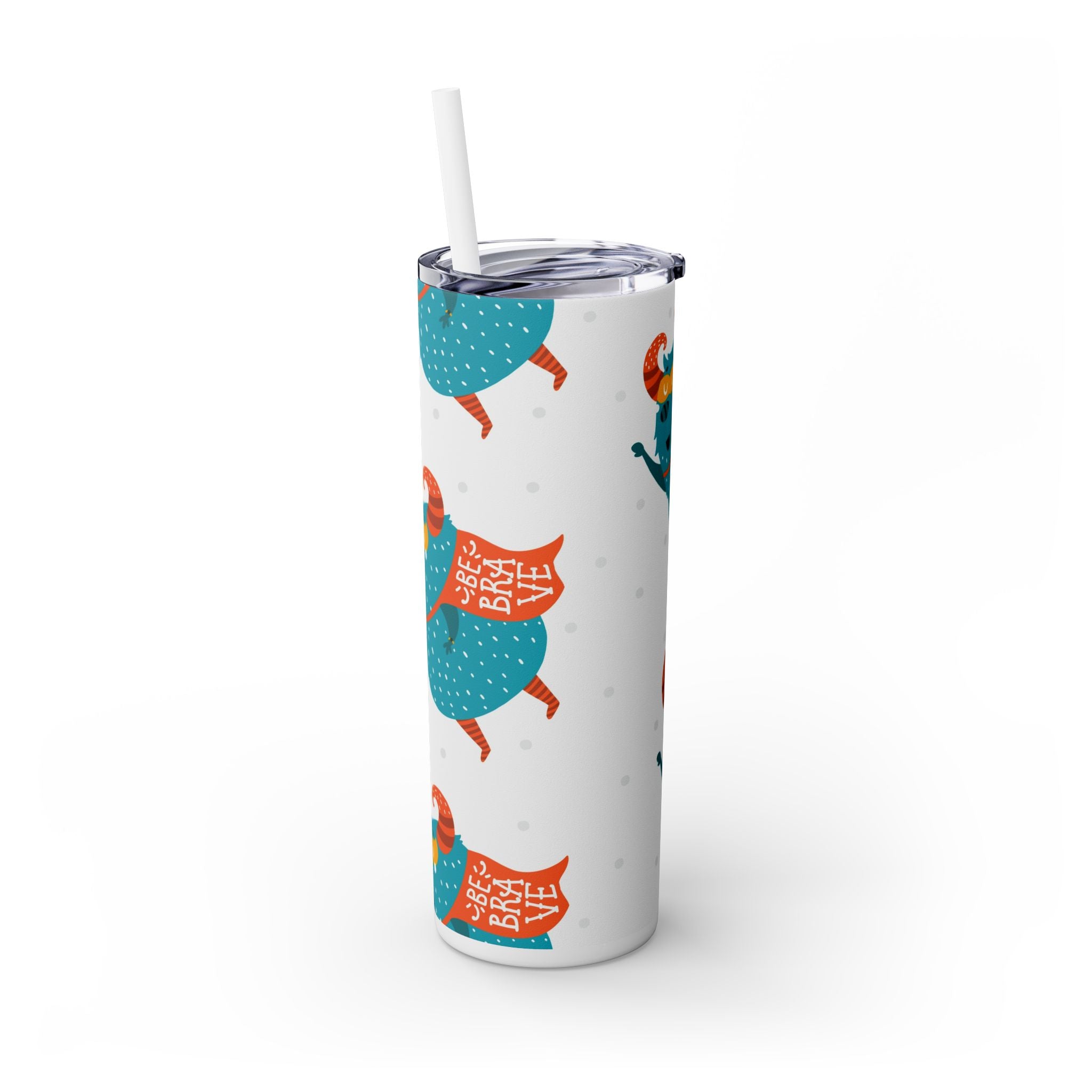 Skinny Tumbler with Straw, 20oz