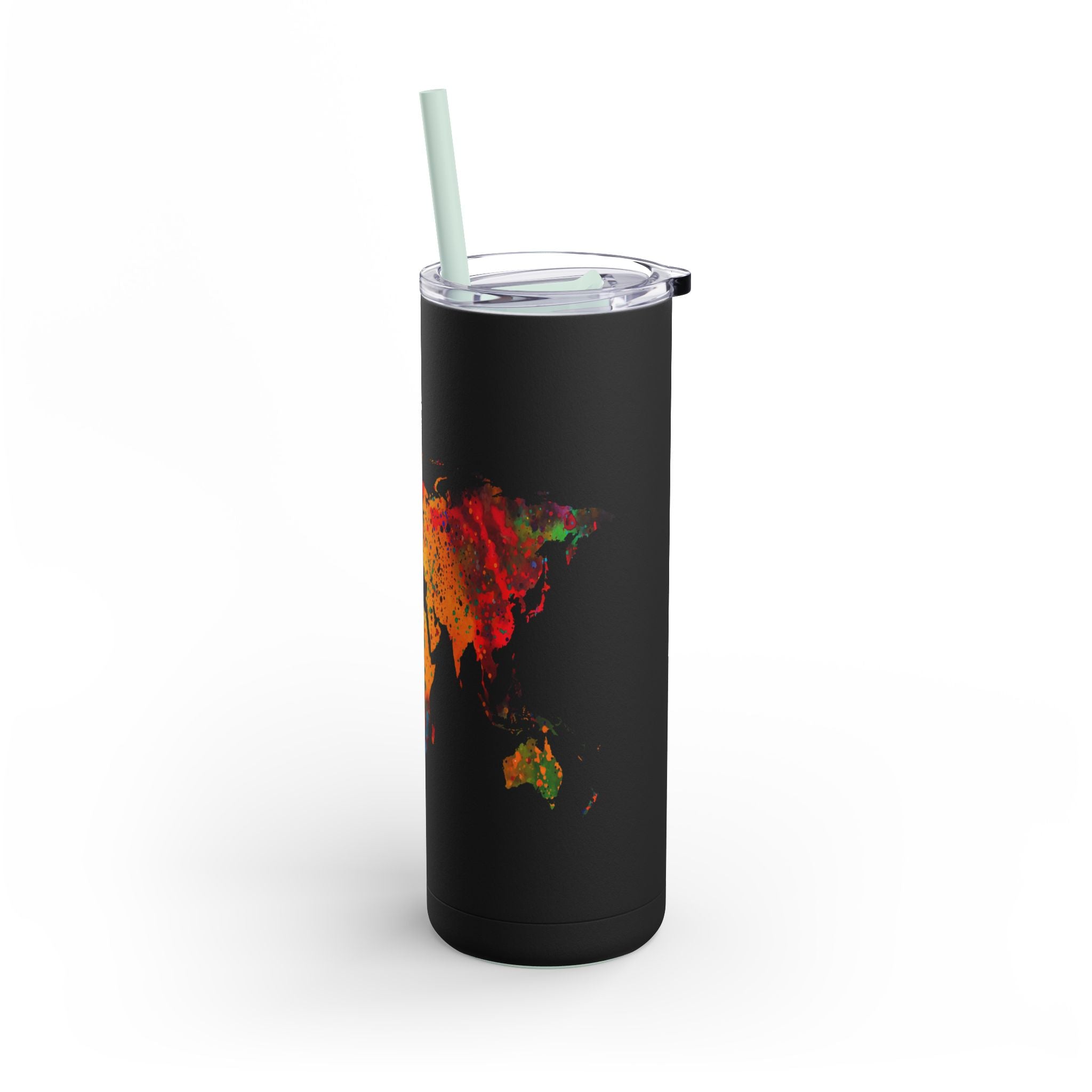 Travel-Ready Matte Tumbler: Sleek & Practical
