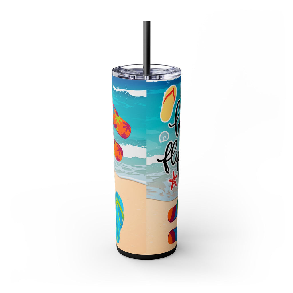 Skinny Tumbler with Straw, 20oz