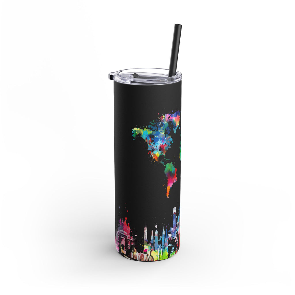 Sleek Slim Tumbler: Travel-Ready Coolness