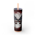 20oz Skinny Tumbler: Elegant Butterfly Design