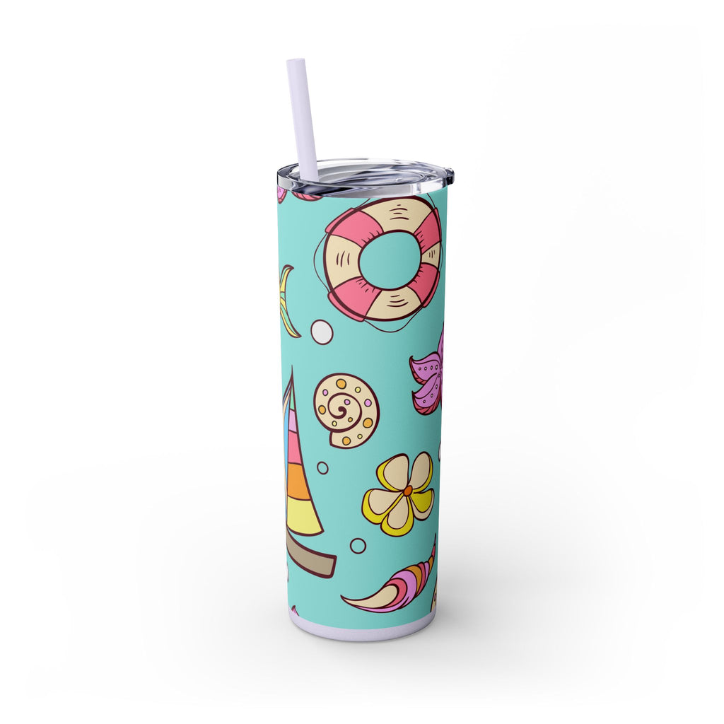 Skinny Tumbler with Straw, 20oz
