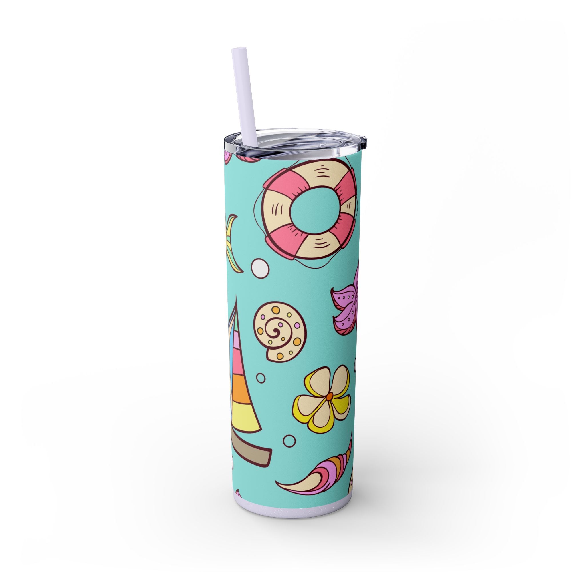 Skinny Tumbler with Straw, 20oz