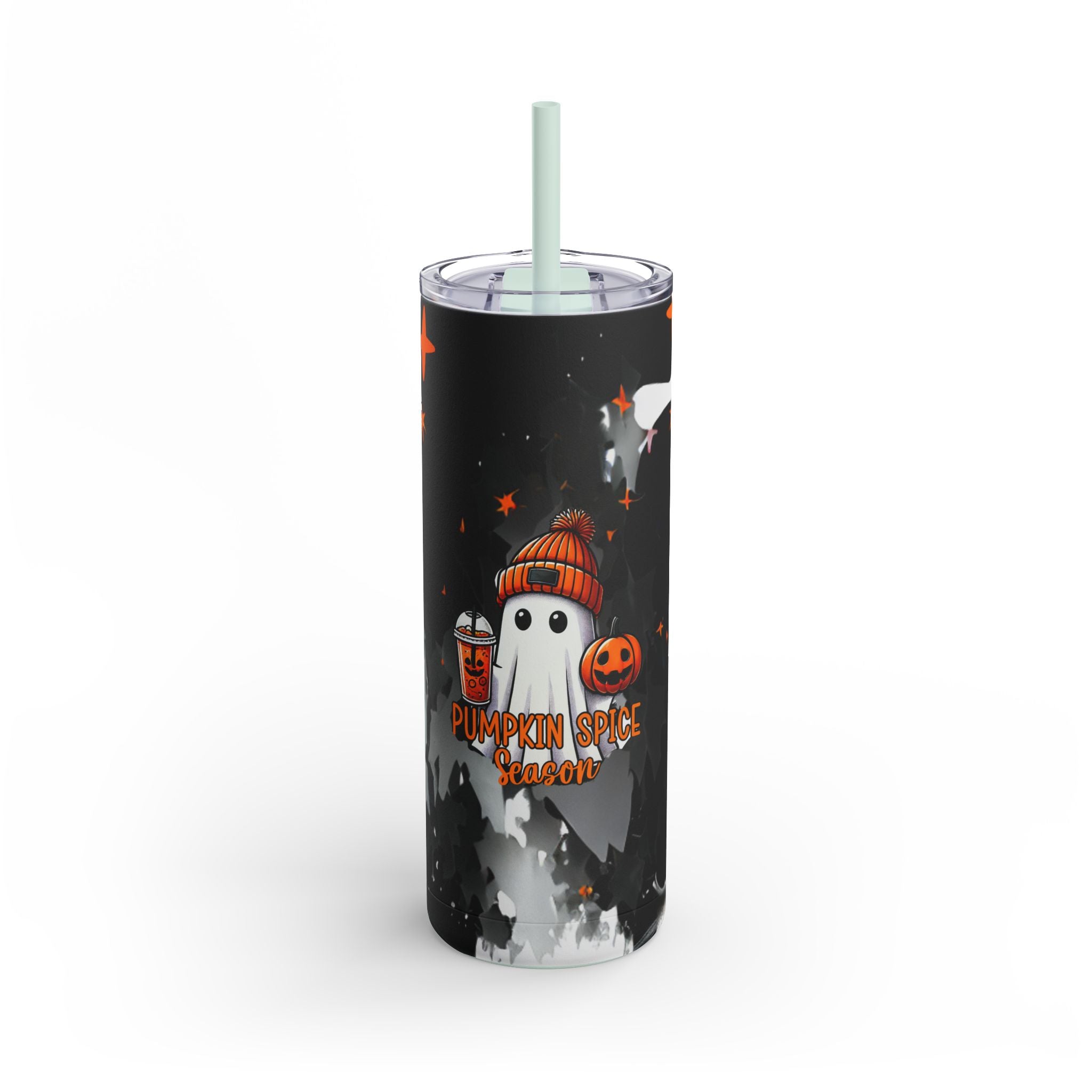 Spooky Pumpkin Tumbler for Fall Sips