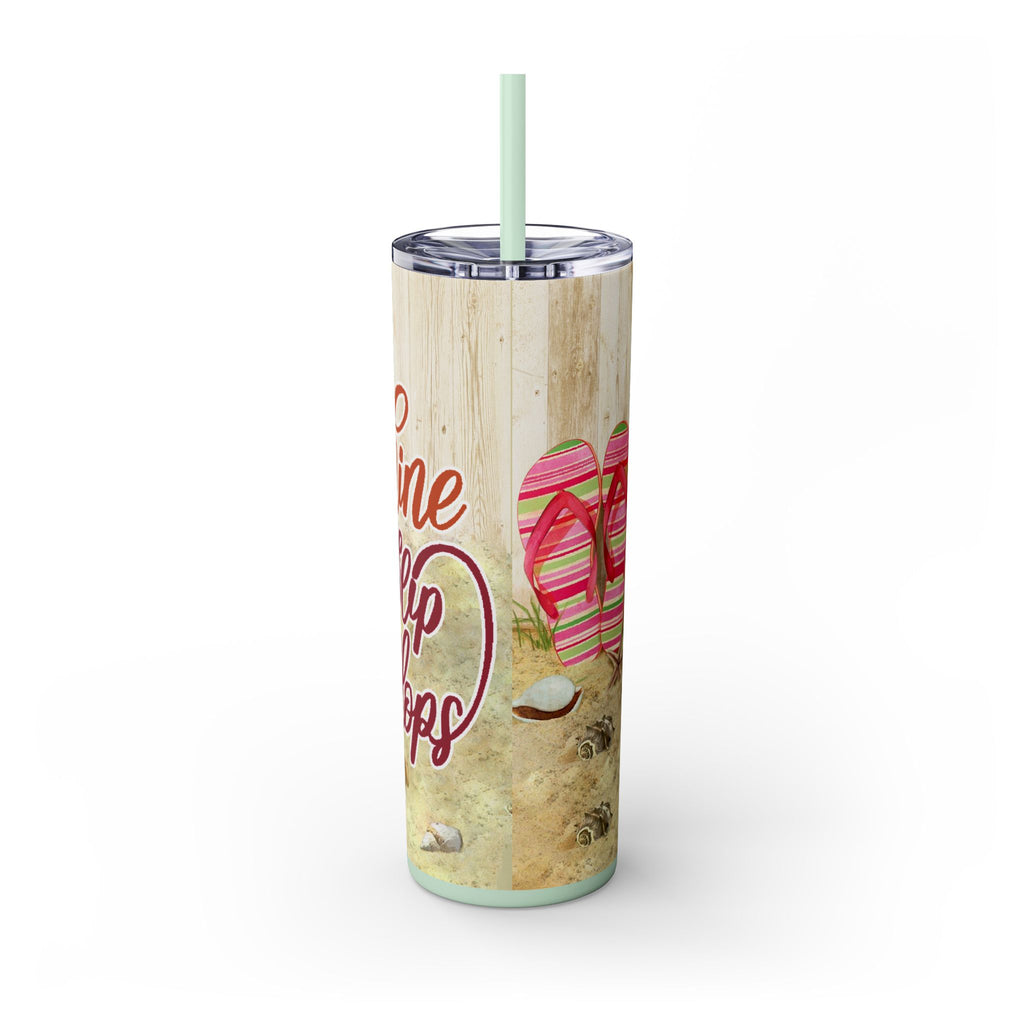 Skinny Tumbler with Straw, 20oz