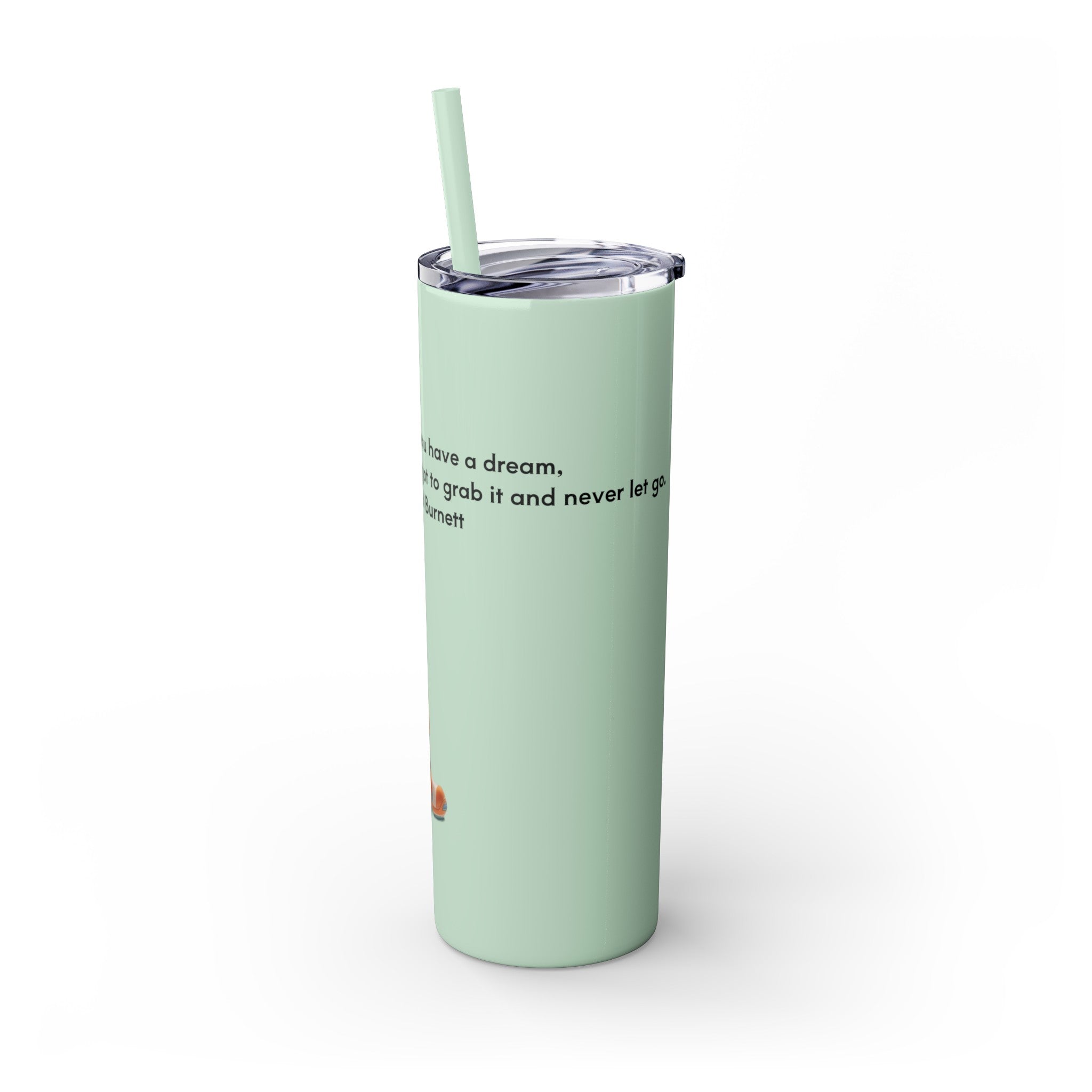 Skinny Tumbler with Straw, 20oz -Astronut