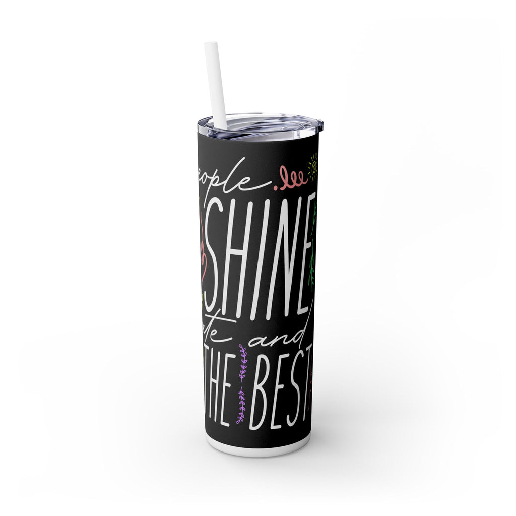 Skinny Tumbler with Straw, 20oz