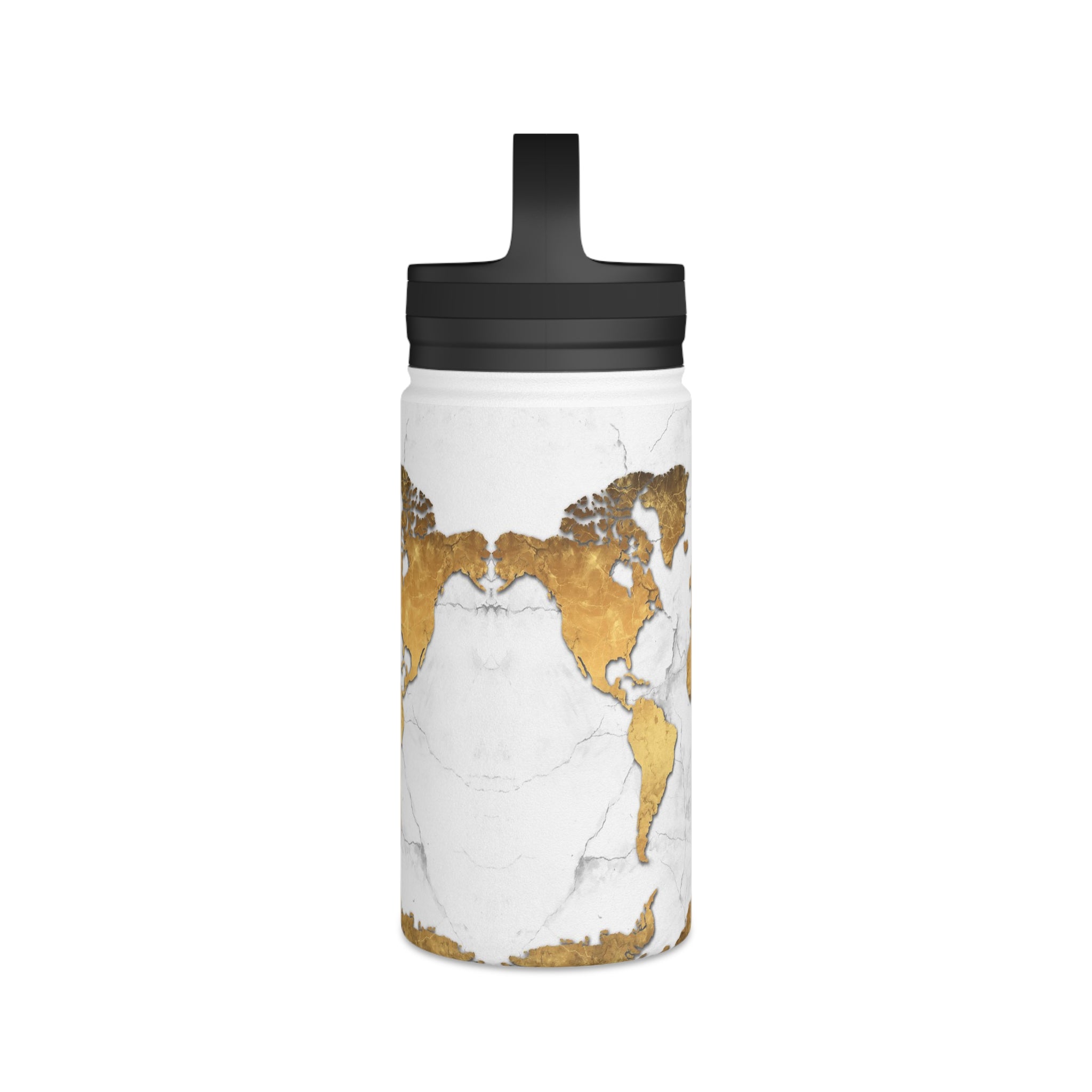 Marble Magic: Adventure-Ready Water Bottle