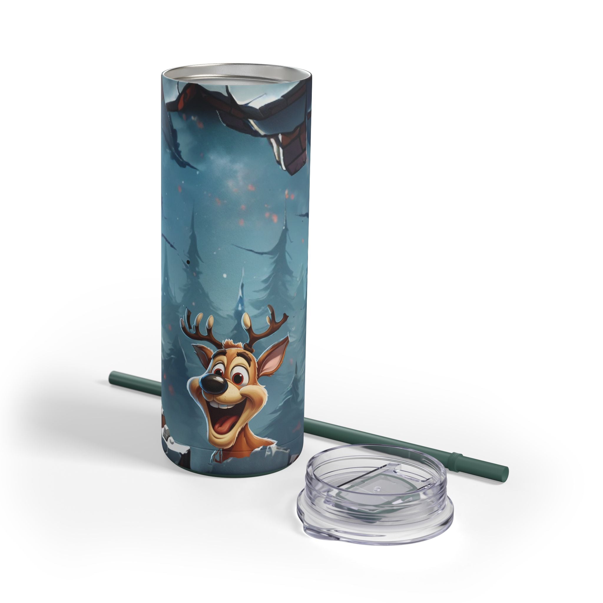 JingleJoy: Sleek Tumblers for Holiday Bliss