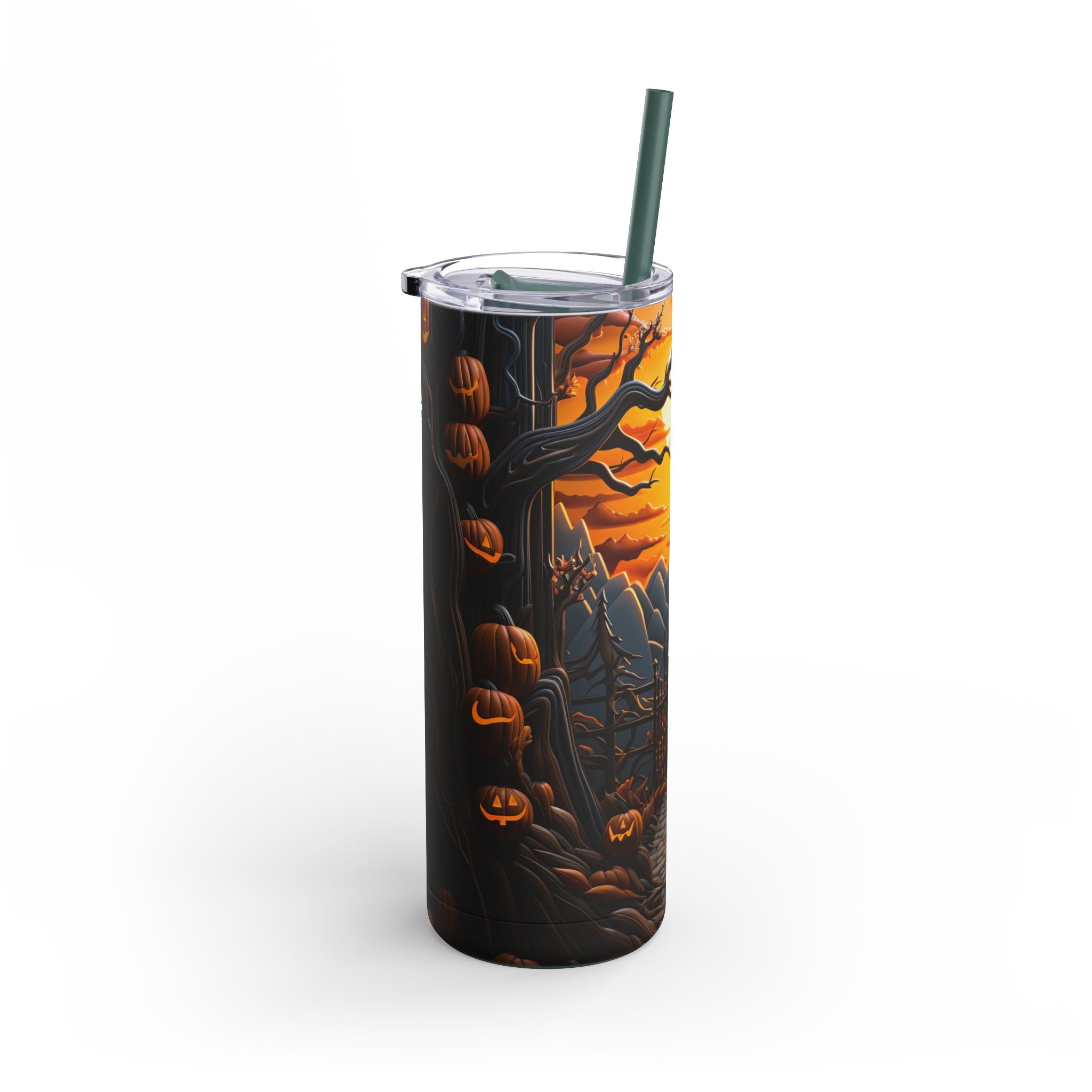 Pumpkin-Perfect Matte Tumbler for All