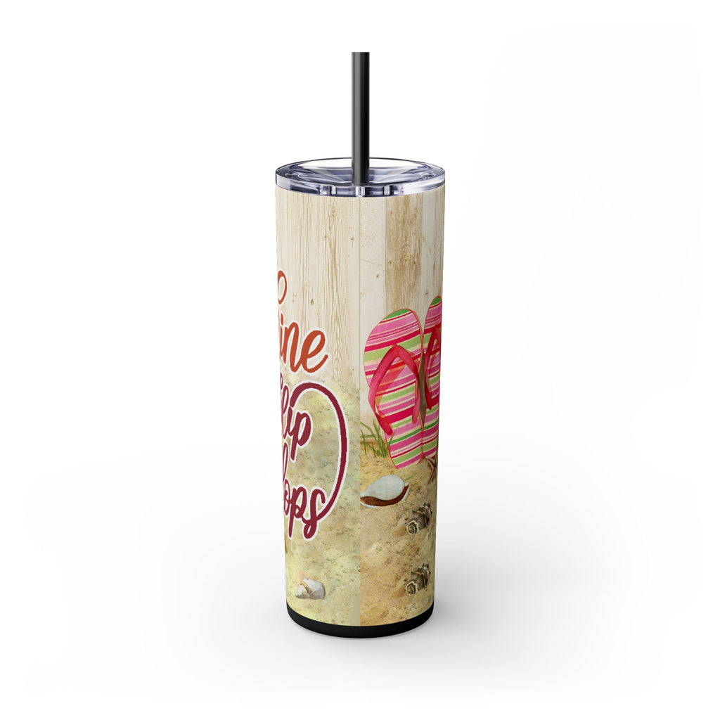 Skinny Tumbler with Straw, 20oz