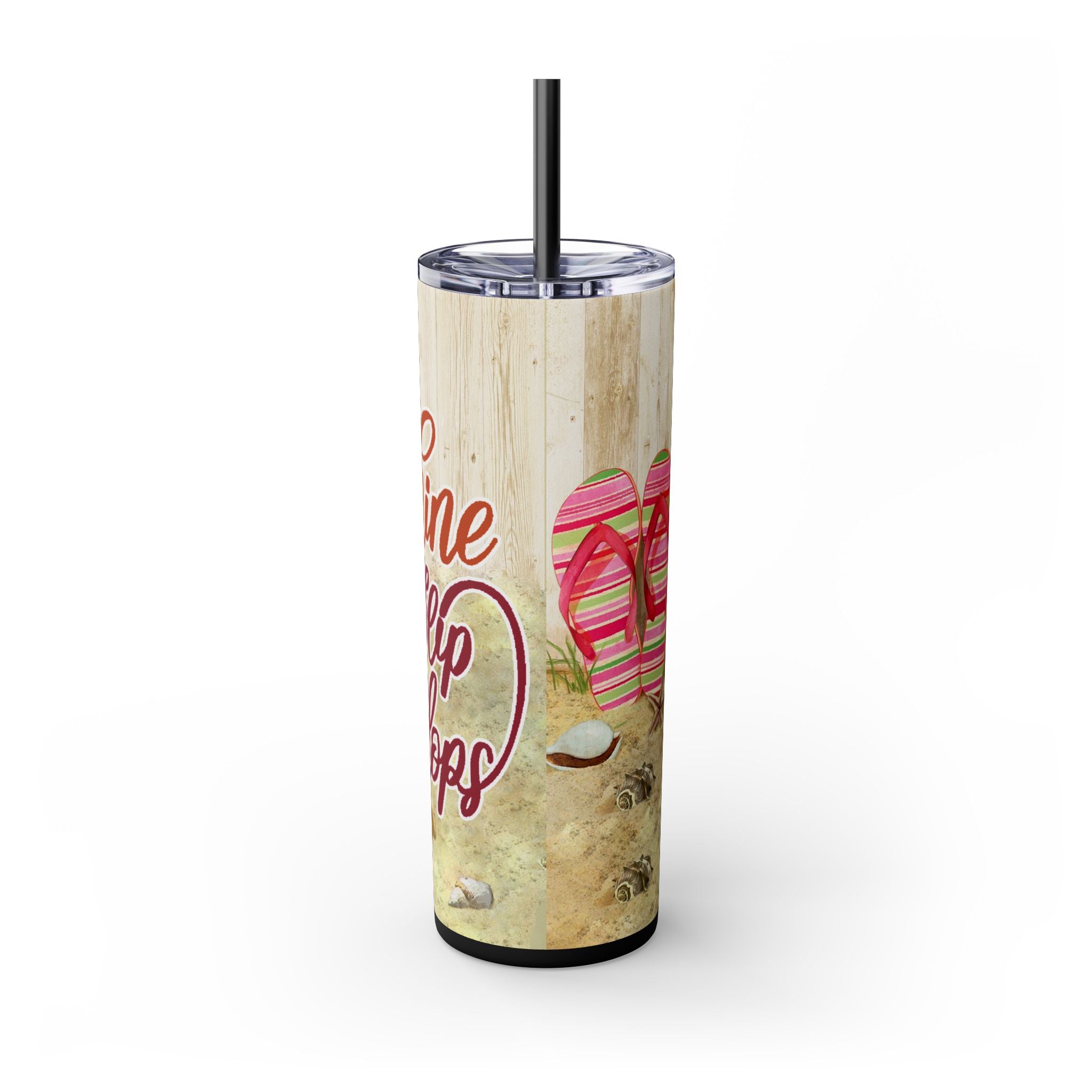 Skinny Tumbler with Straw, 20oz