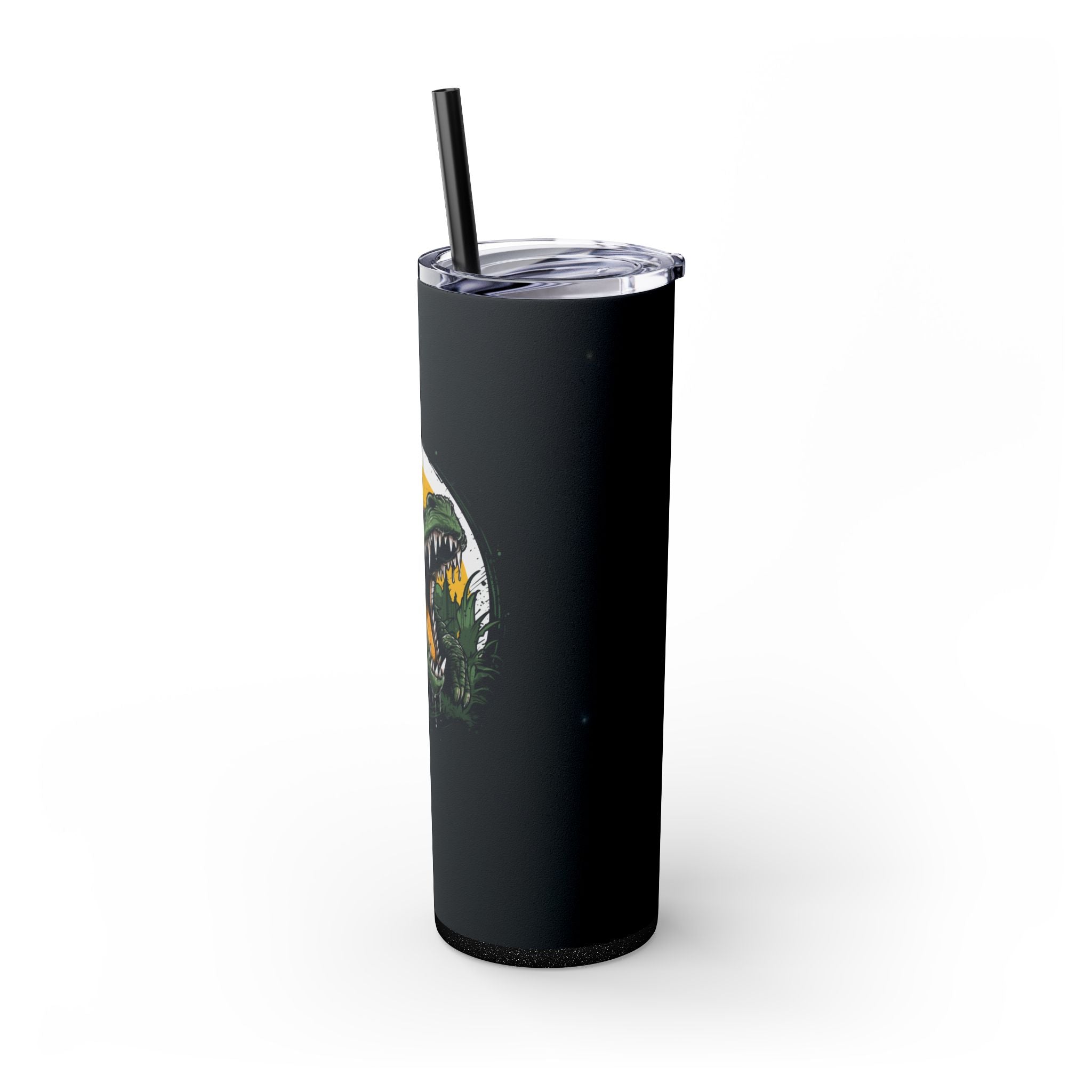 20oz Skinny Tumbler: Crocodile Print for Every Sip